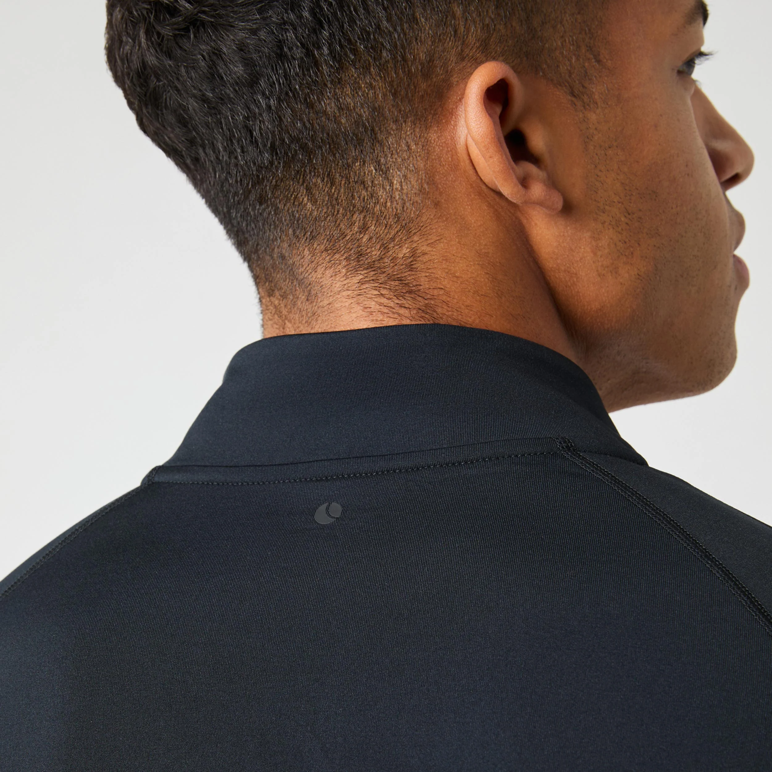 Midlayer Half Zip Longsleeve Herren - schwarz - Image 4