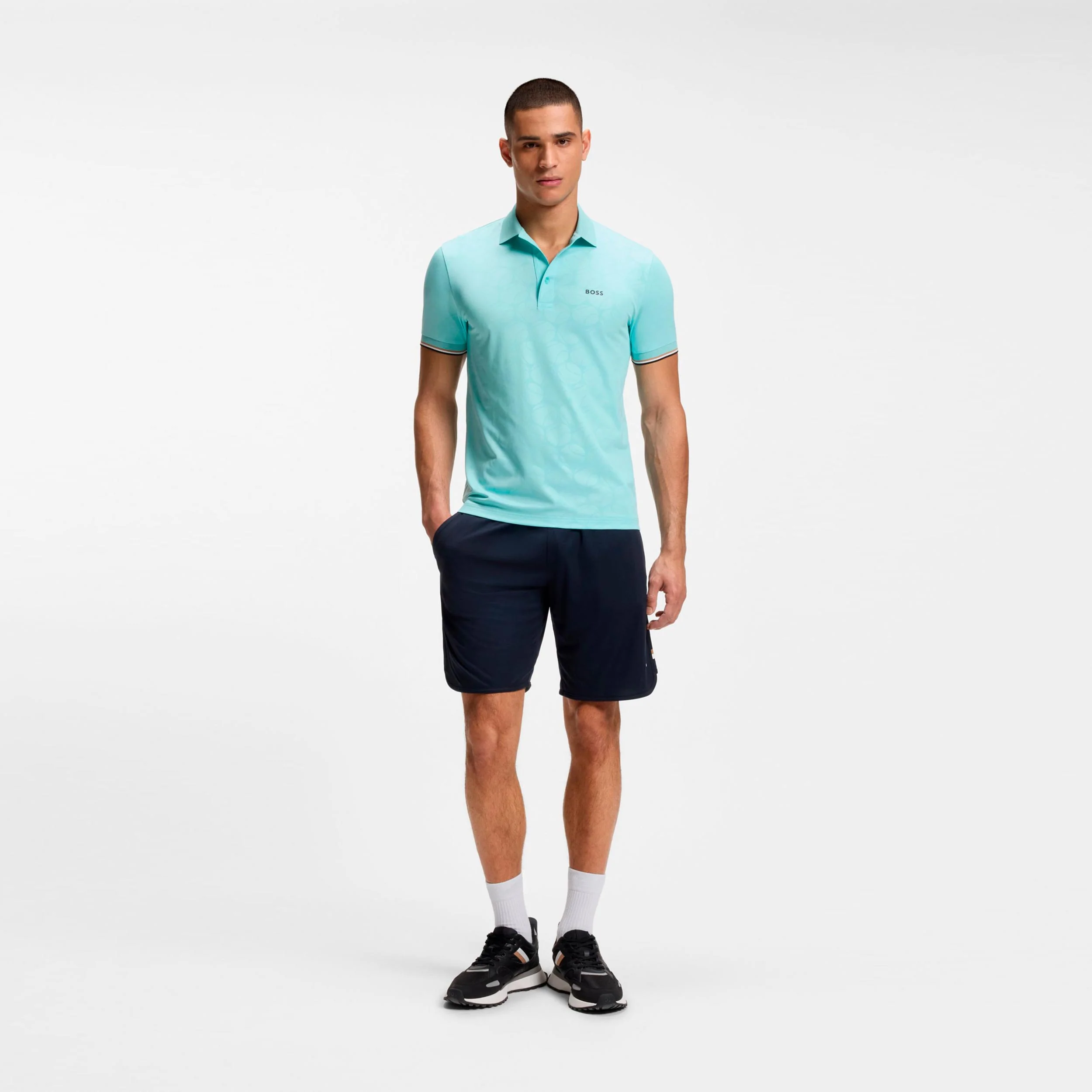 Game 1 Polo Herren - hellblau - Image 2