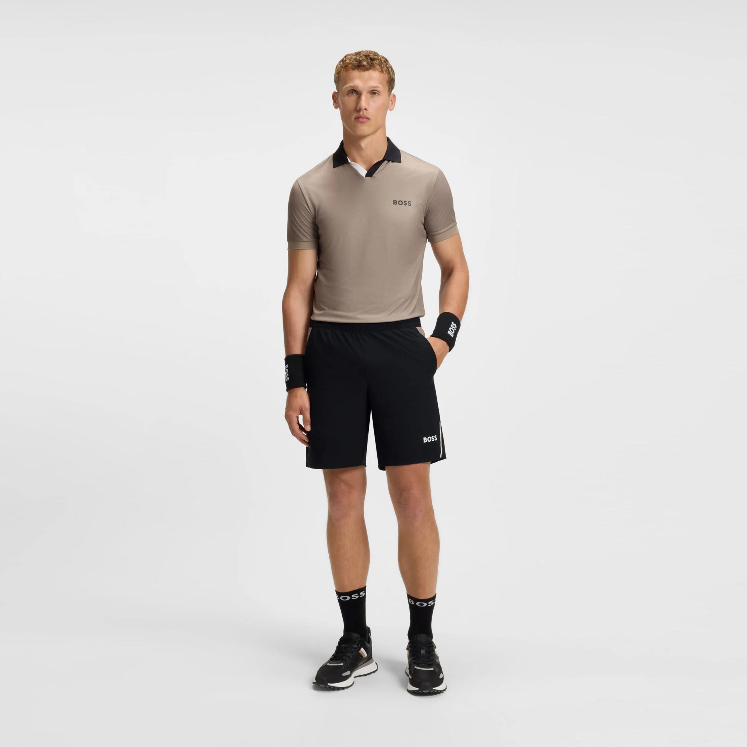 Match 9in Shorts Herren-Schwarz - Image 2