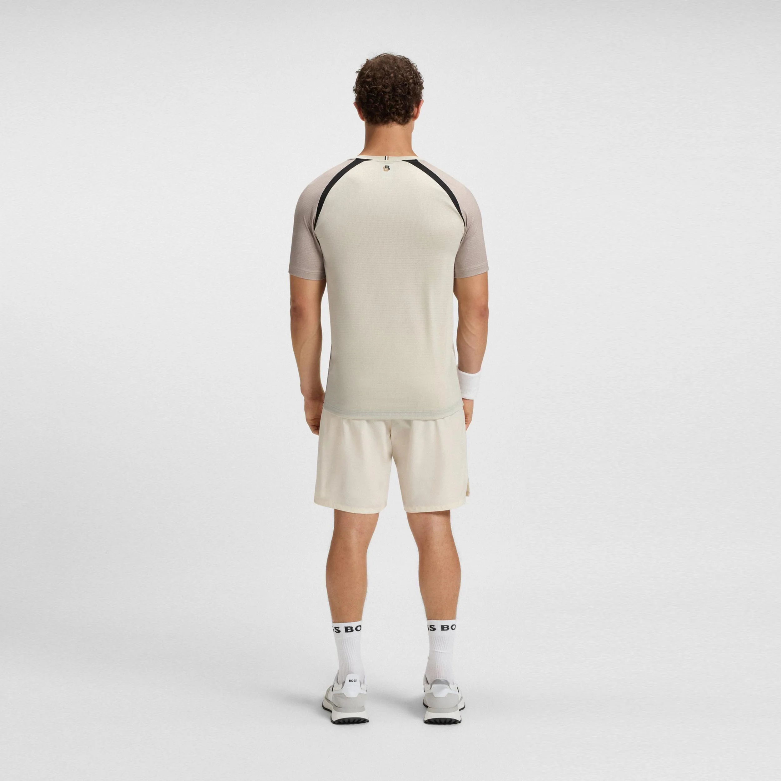 Matchball T-Shirt Herren-creme - Image 3