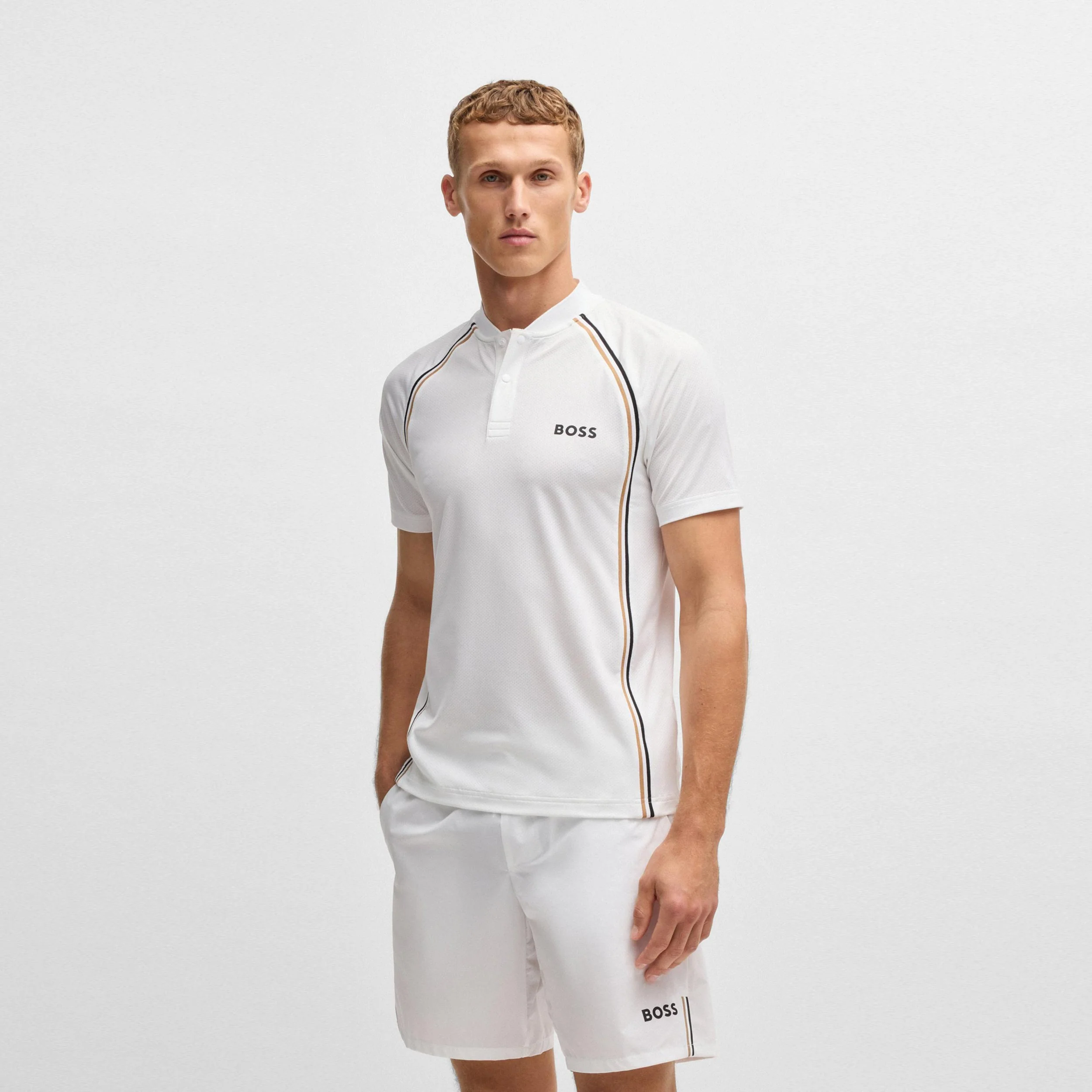 Pariq TOC Mesh Polo Herren-Weiß - Image 2