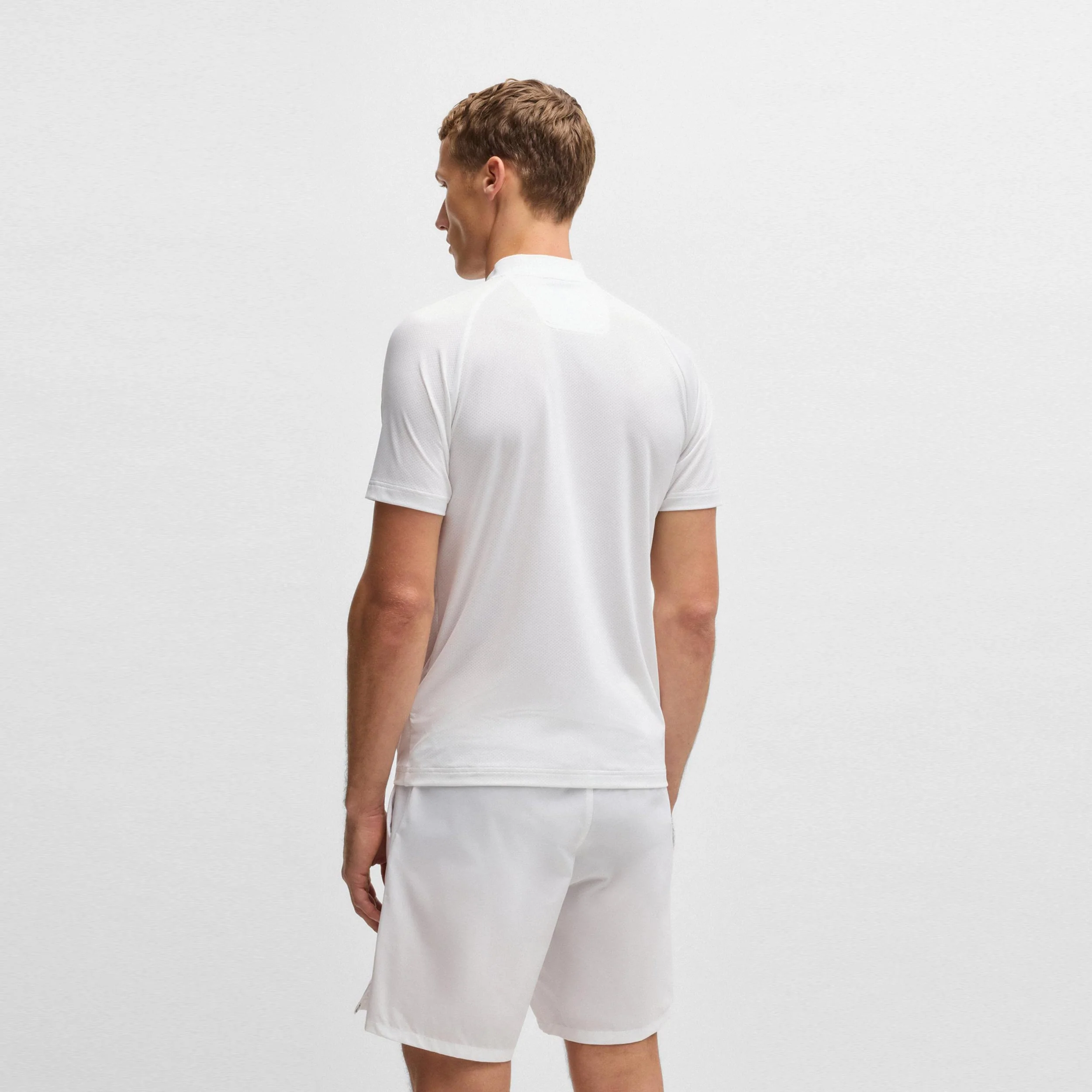 Pariq TOC Mesh Polo Herren-Weiß - Image 3
