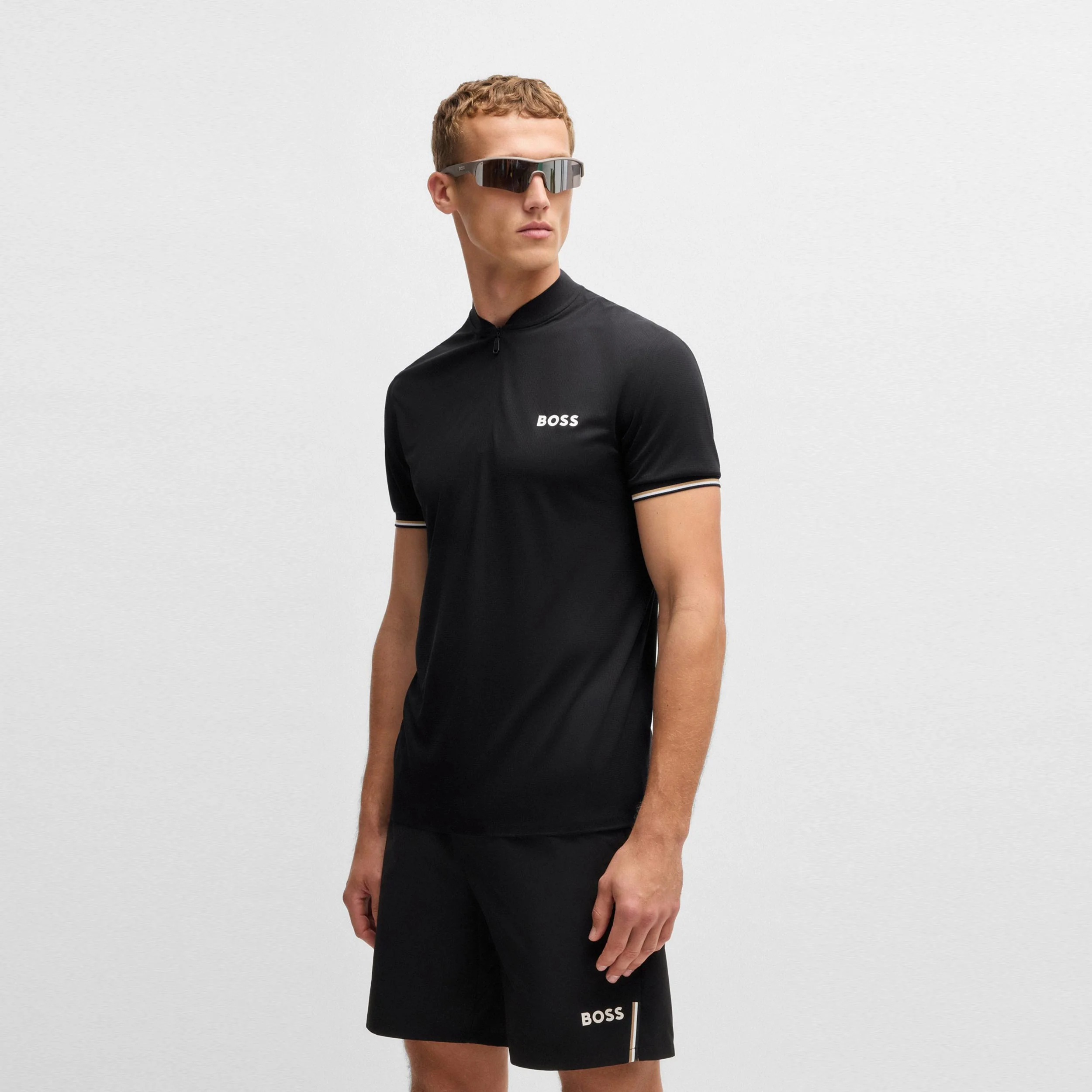 Pariq TOC Ripstop Polo Herren-Schwarz - Image 2