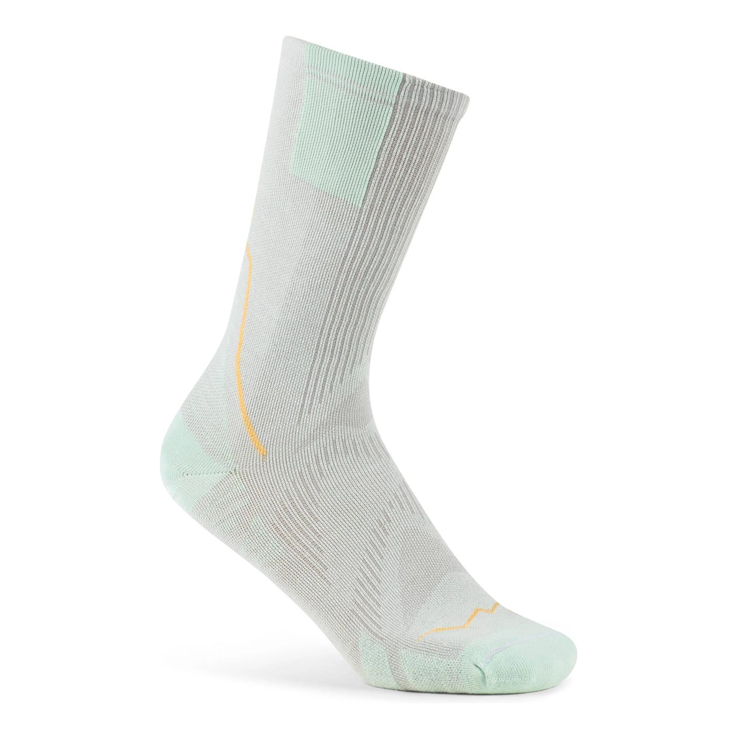 Coolnet Crew  Laufsocken Unisex-grün, mehrfarbig