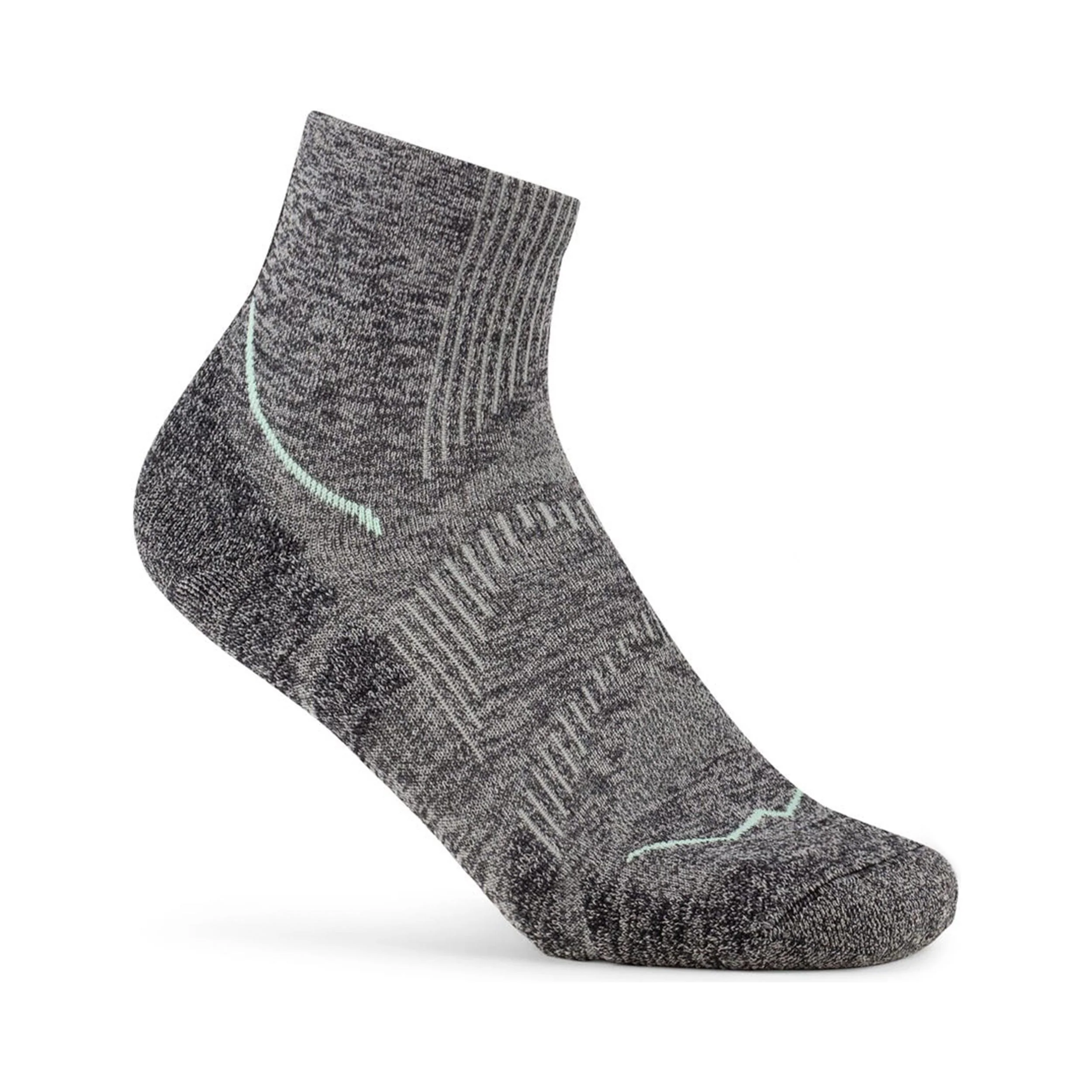 Dryflx Quarter Laufsocken Unisex-hellgrau