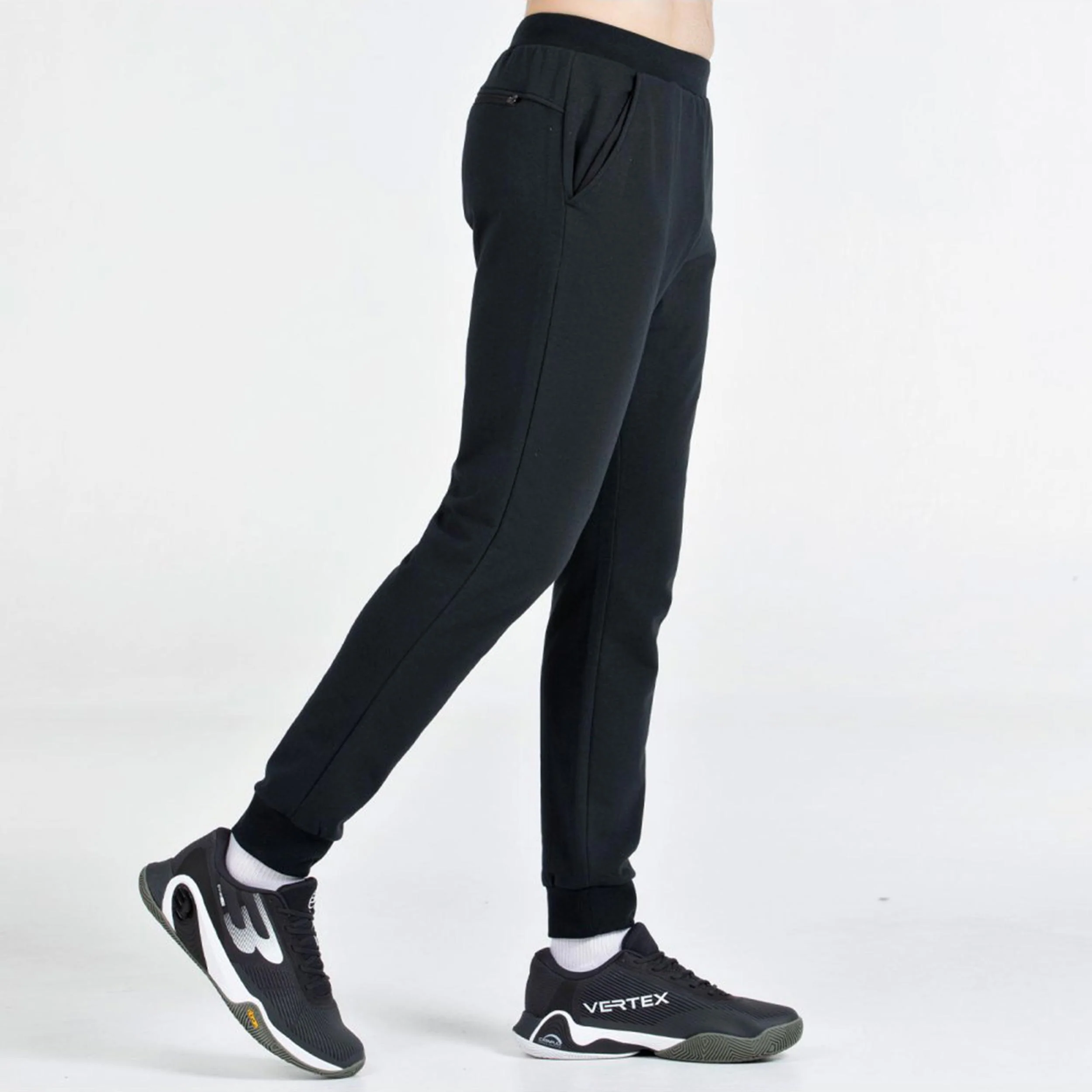 Basar Trainingshose Herren-Schwarz - Image 4