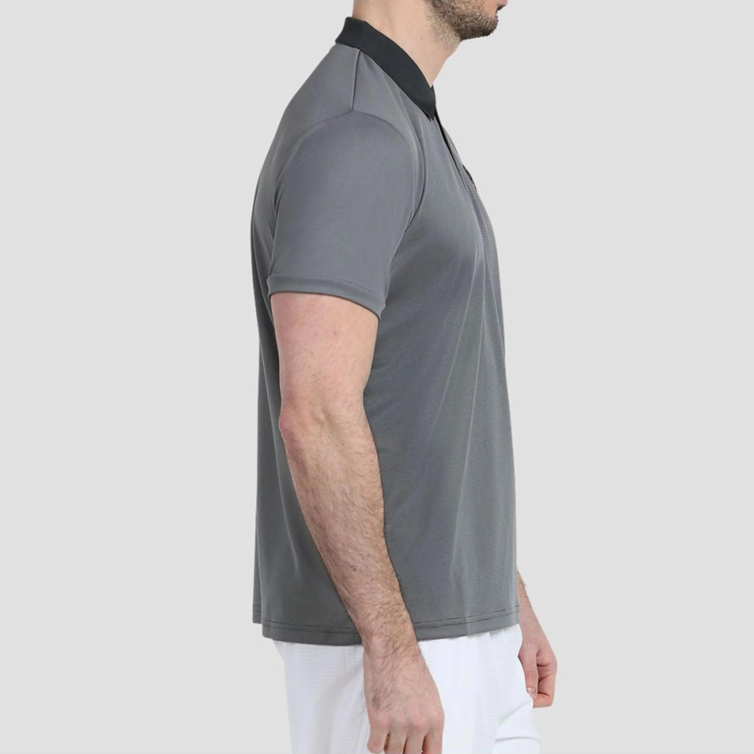 Basic Polo Herren-Grau - Image 3