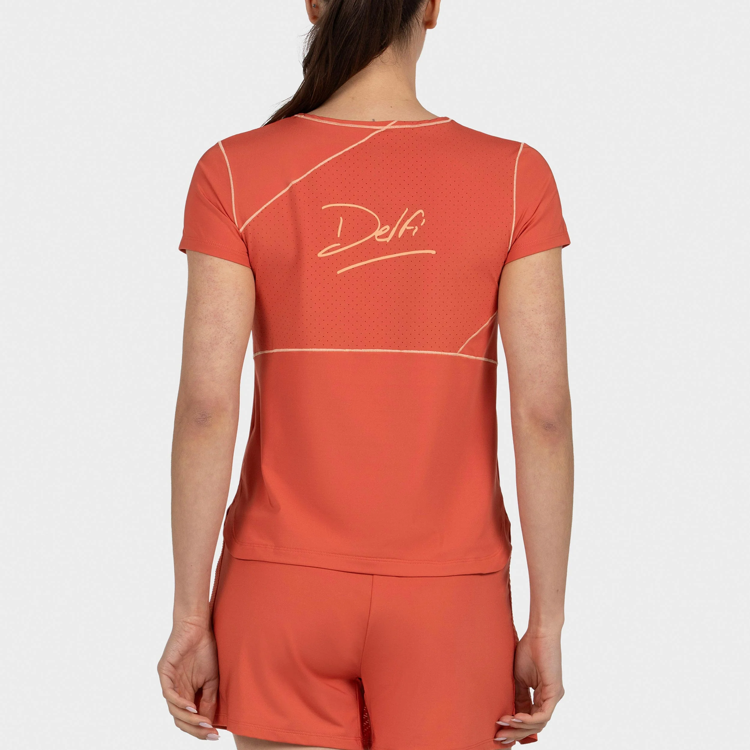 Delfi 26V T-Shirt Damen - orange - Image 3