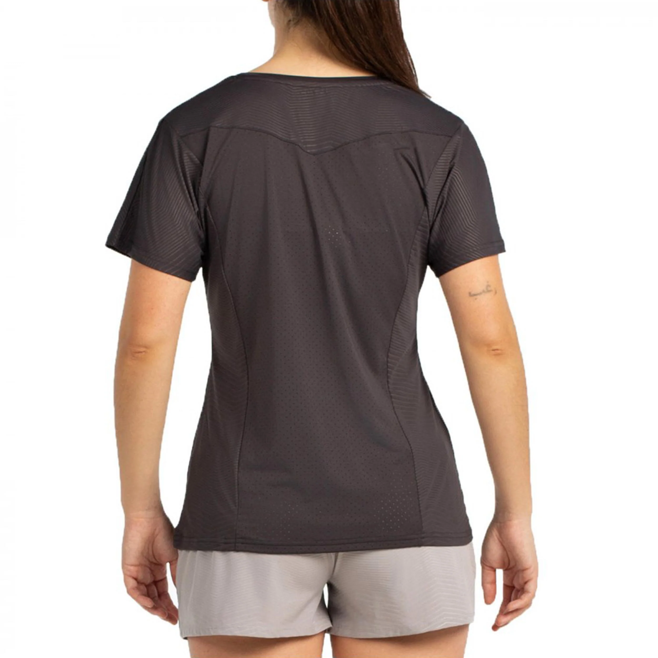Eches T-Shirt Damen-Anthrazit - Image 3