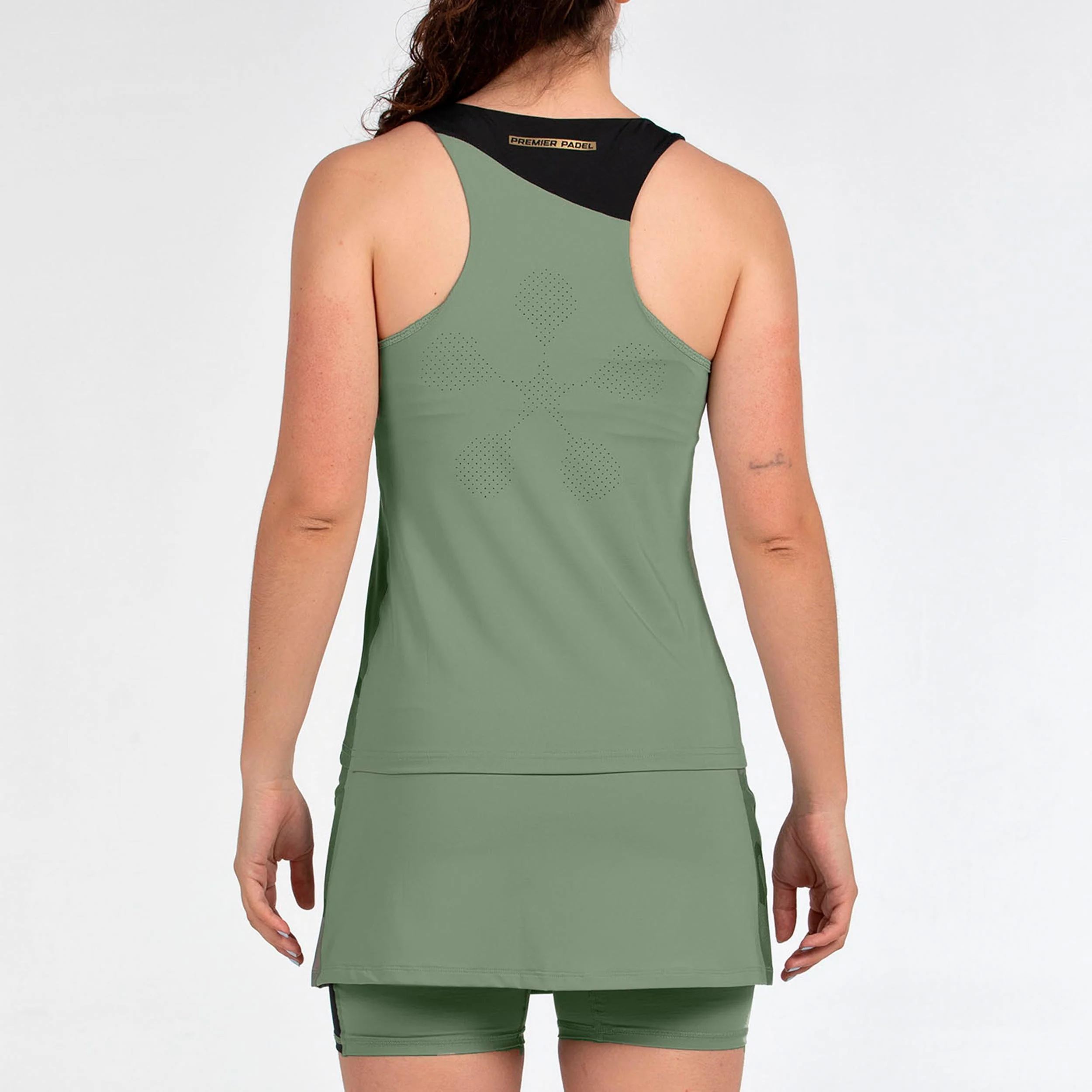 Pirac Tank-Top Damen - oliv - Image 2