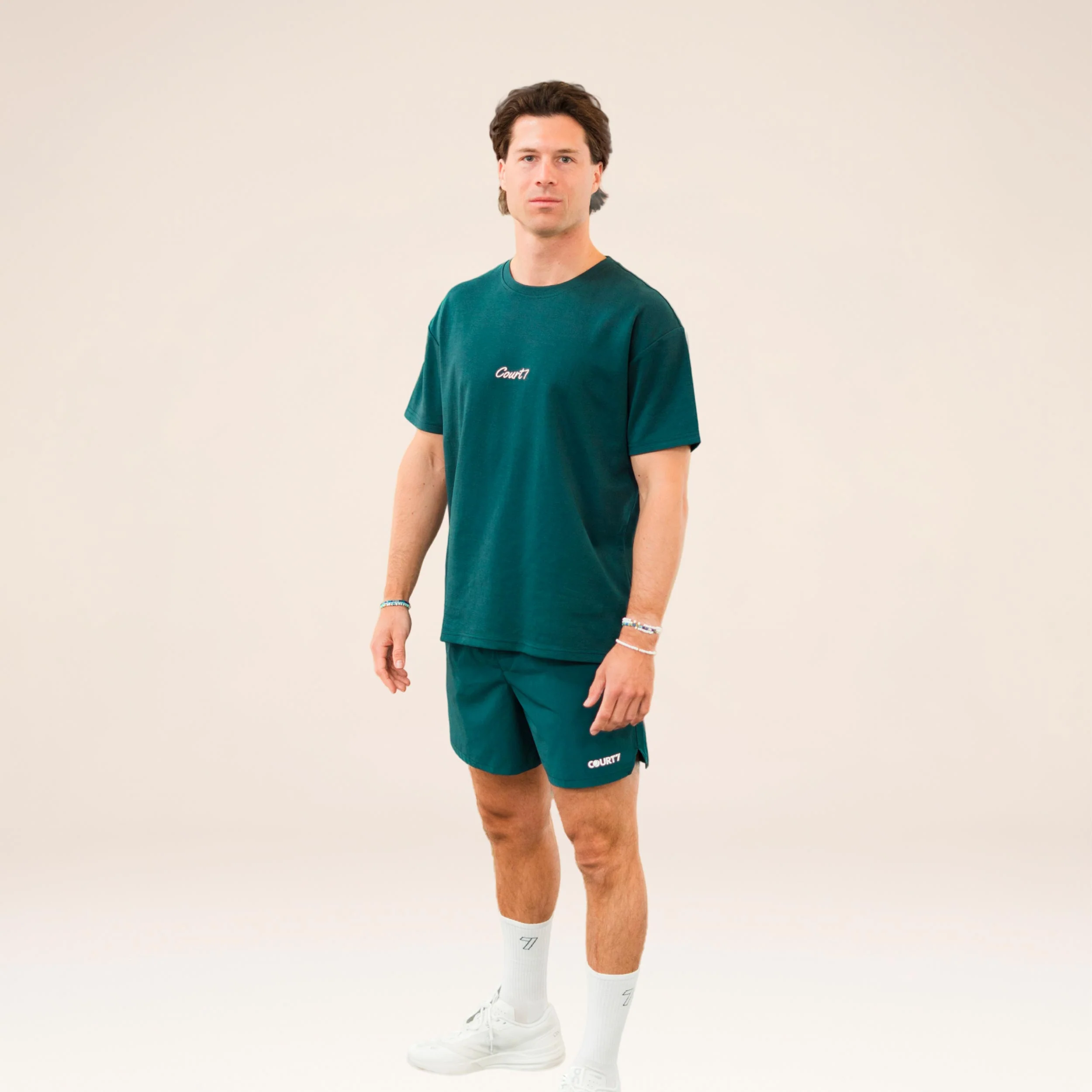 AD-IN Basic 2.0 T-Shirt Unisex - dunkelgrün - Image 4