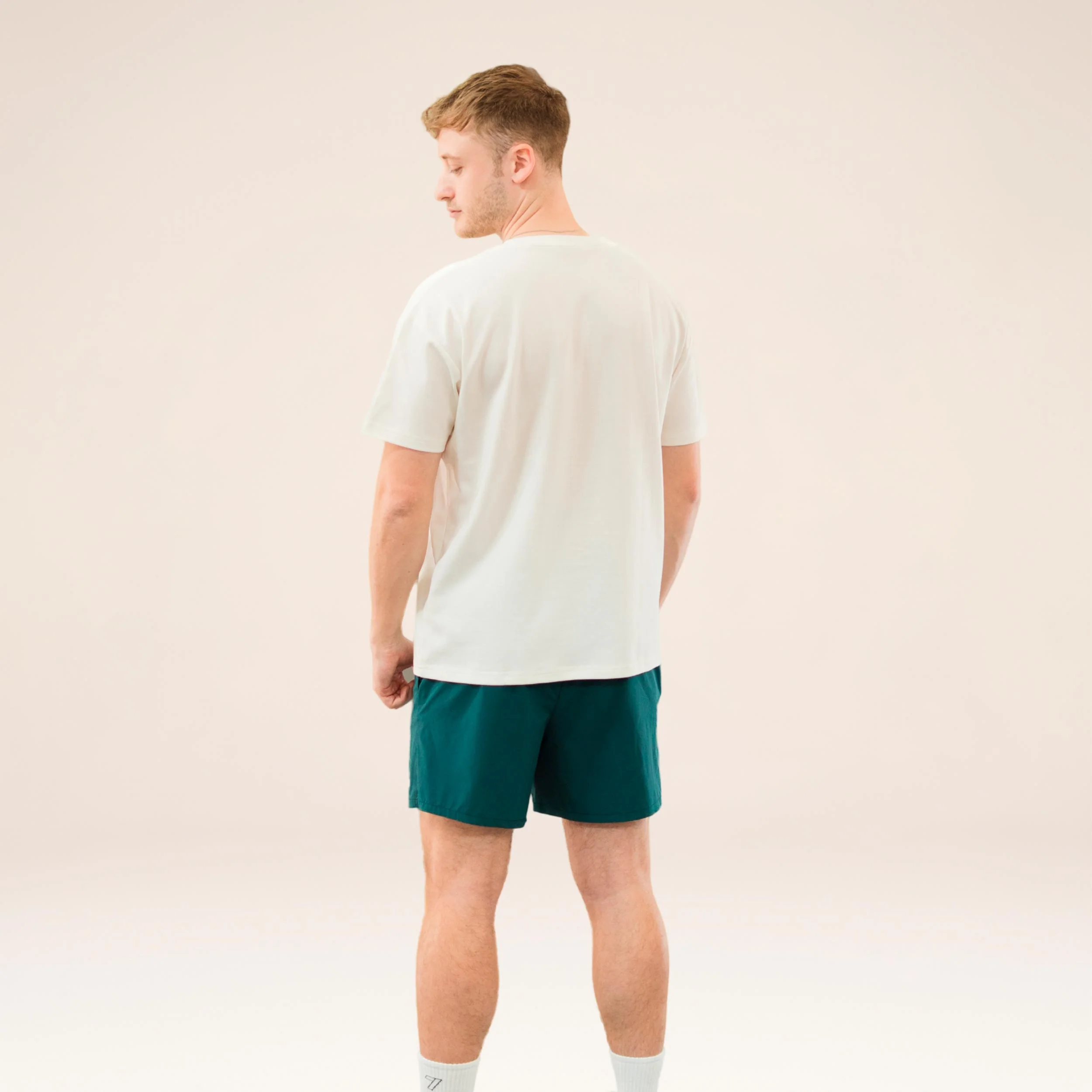 AD-IN Basic 2.0 T-Shirt Unisex - offwhite - Image 3