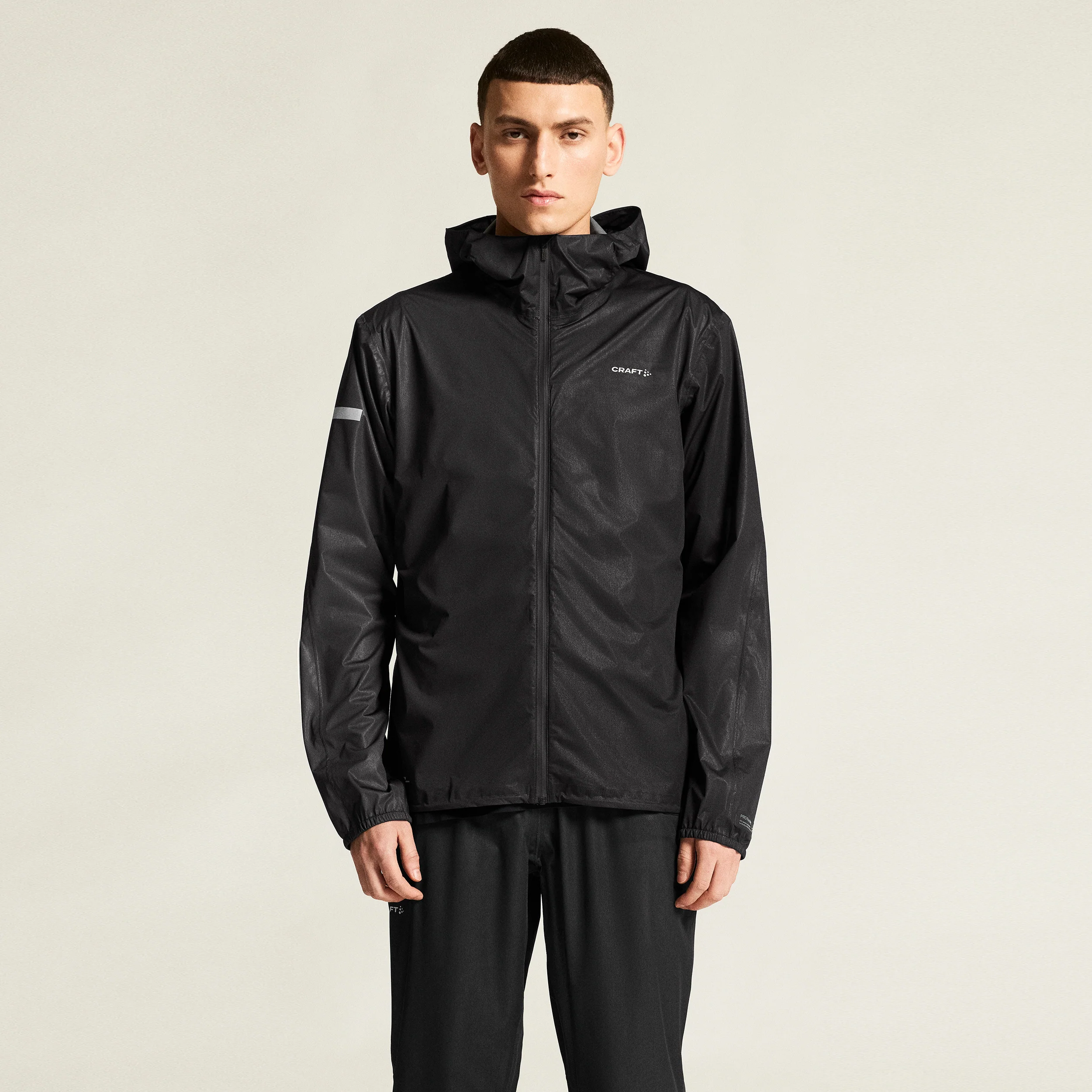 Pro Hydro Lightweight Laufjacke Herren - schwarz, schwarz - Image 3