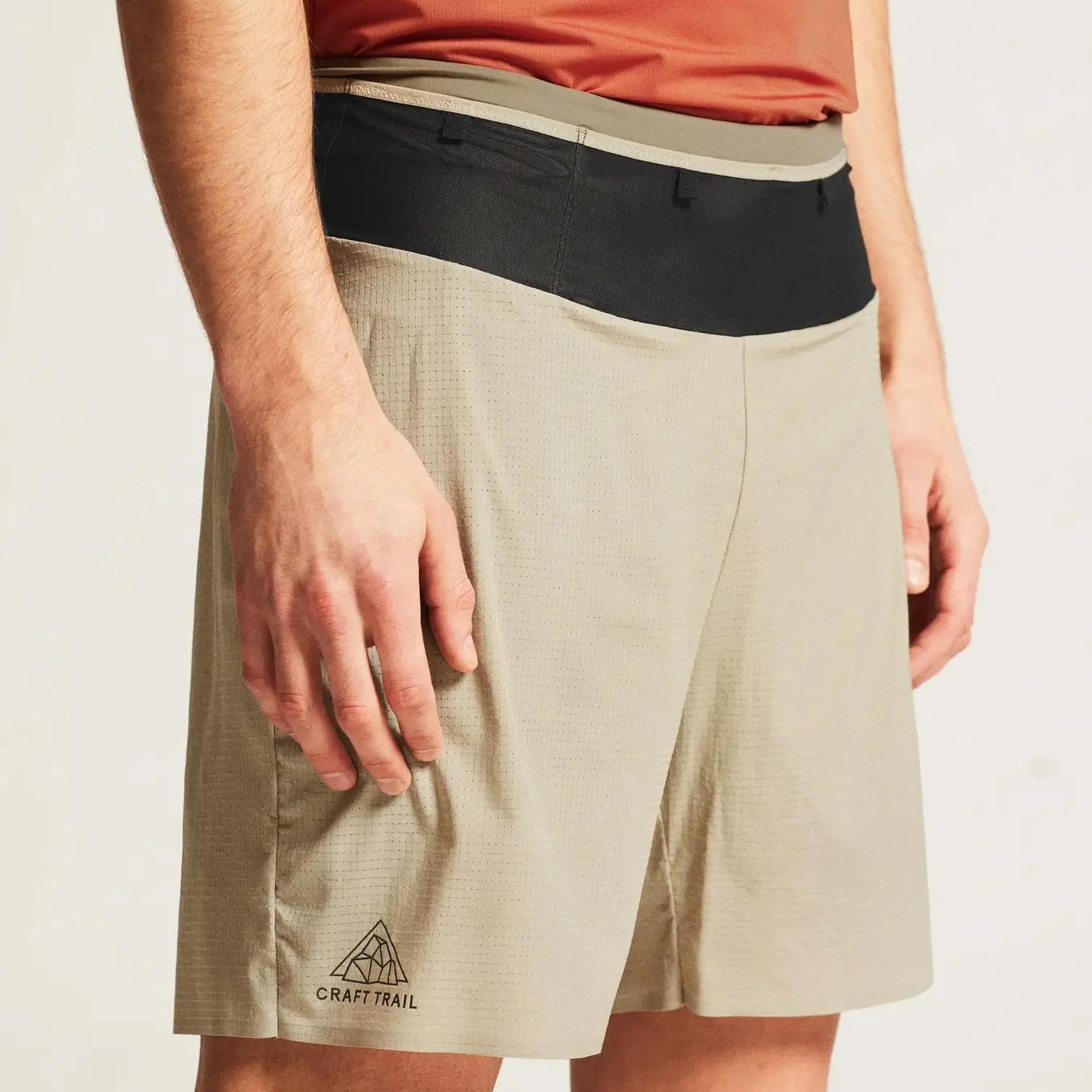 Pro Trail Laufshorts Herren - beige - Image 7