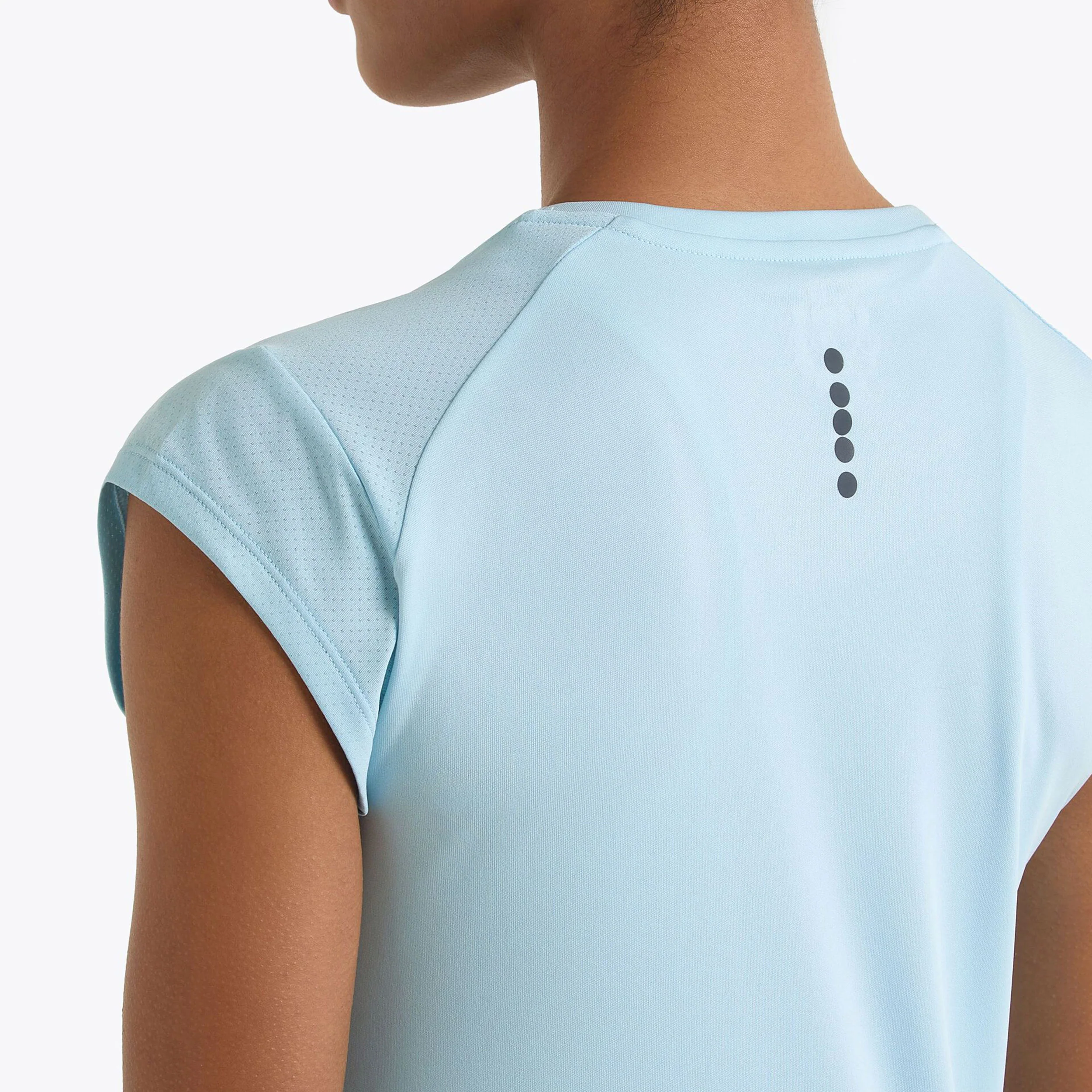 L. T-Shirt Damen-Hellblau - Image 5