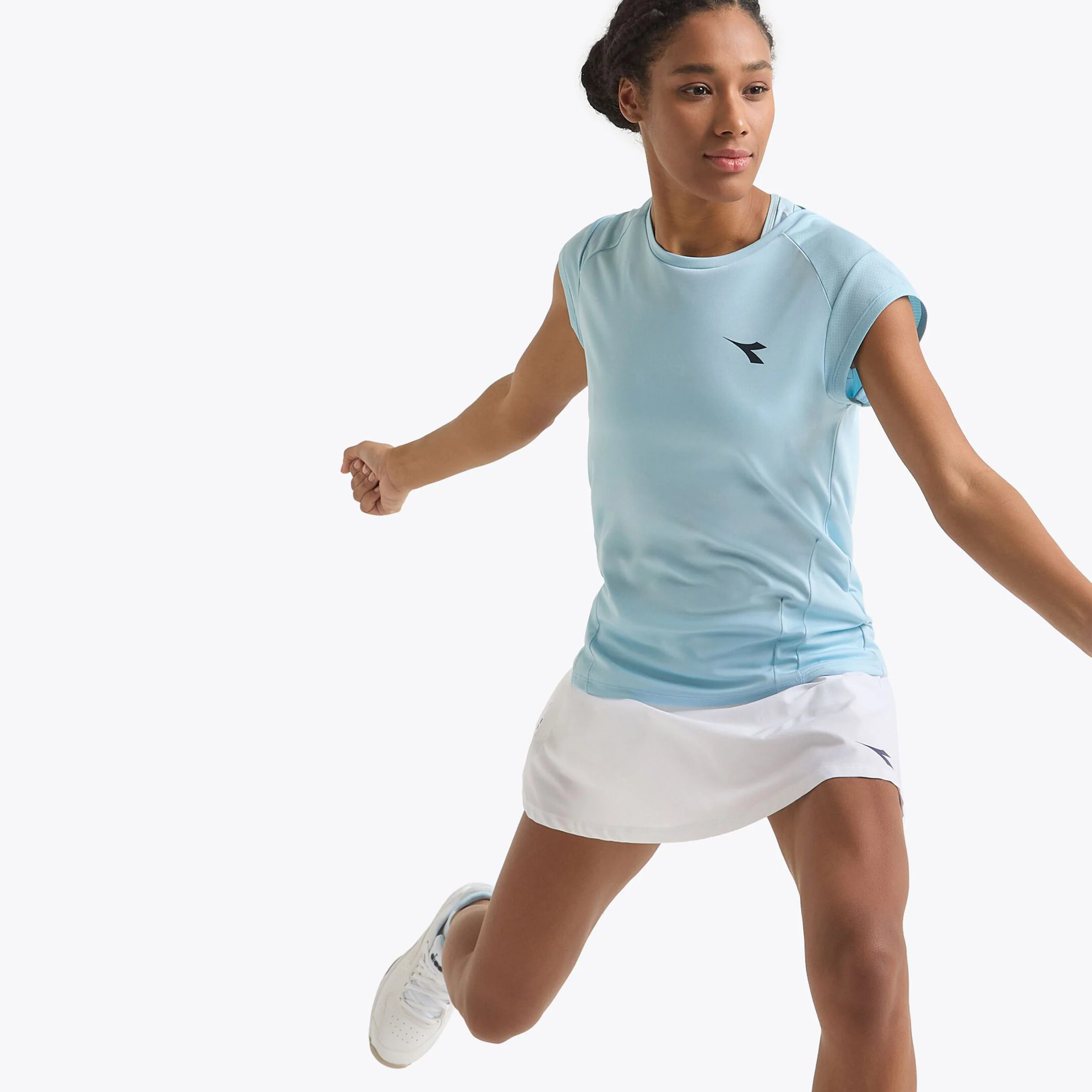 L. T-Shirt Damen-Hellblau - Image 6