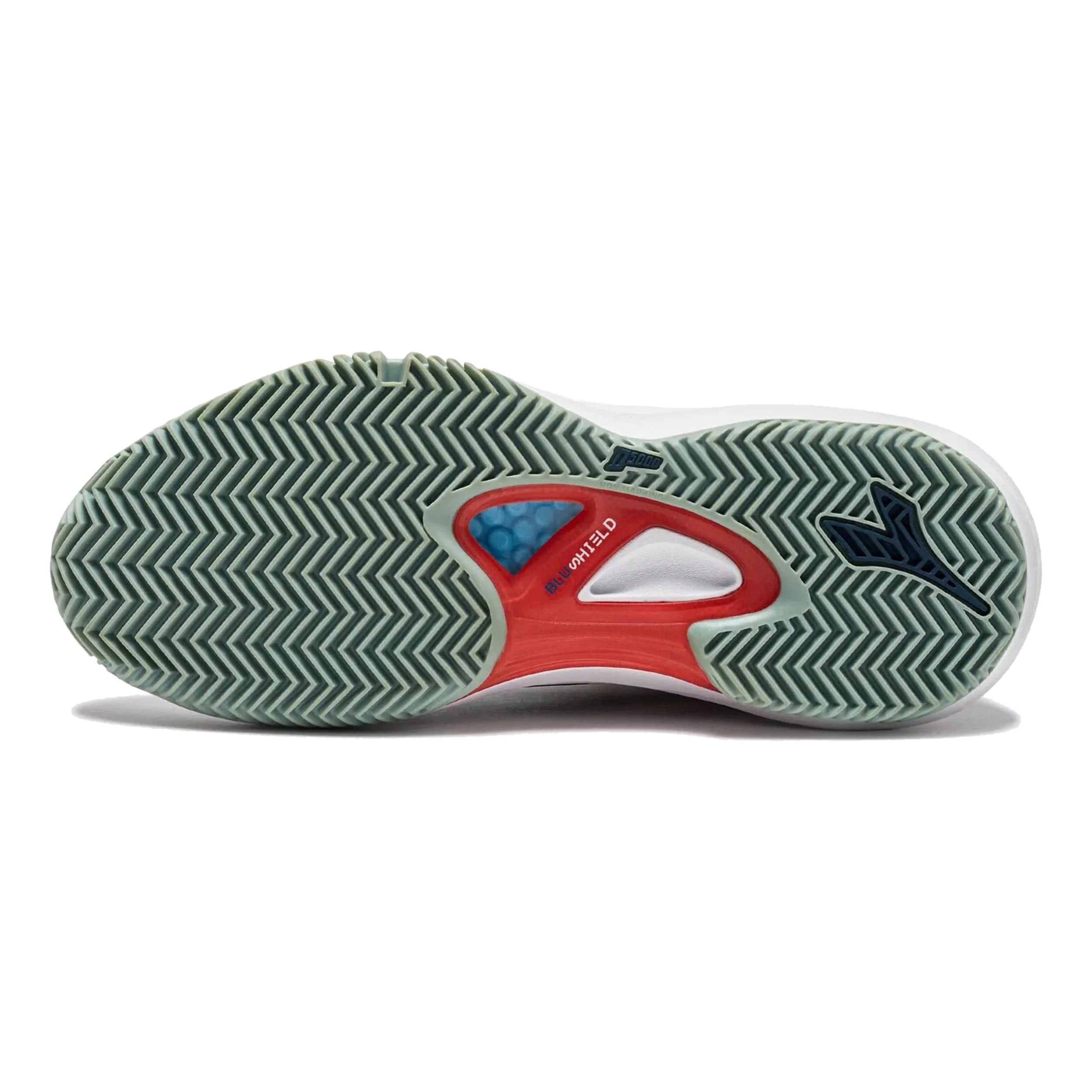 Speed Blushield Fly 4 + Sandplatzschuh Damen-Weiß,Mint - Image 4