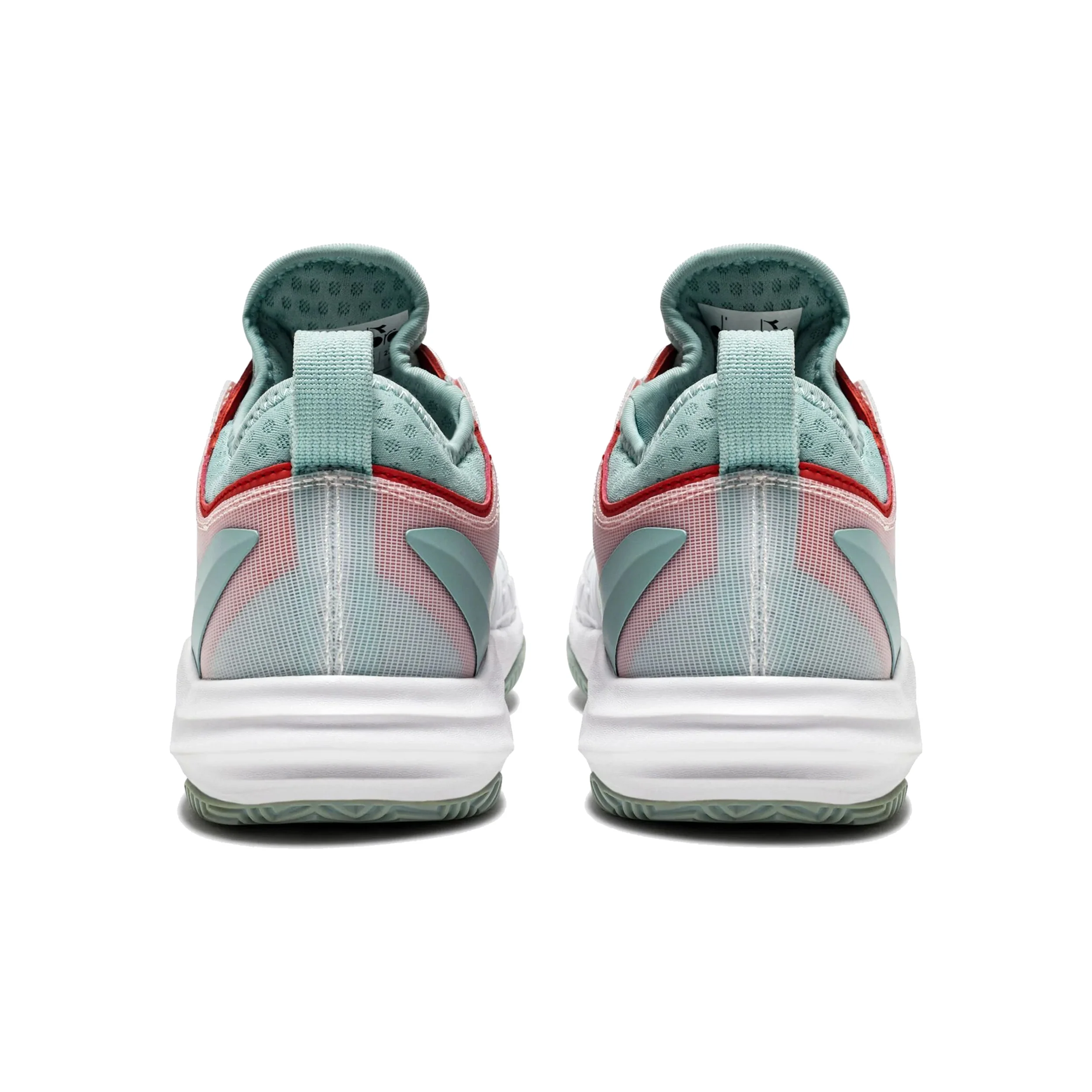 Speed Blushield Fly 4 + Sandplatzschuh Damen-Weiß,Mint - Image 5