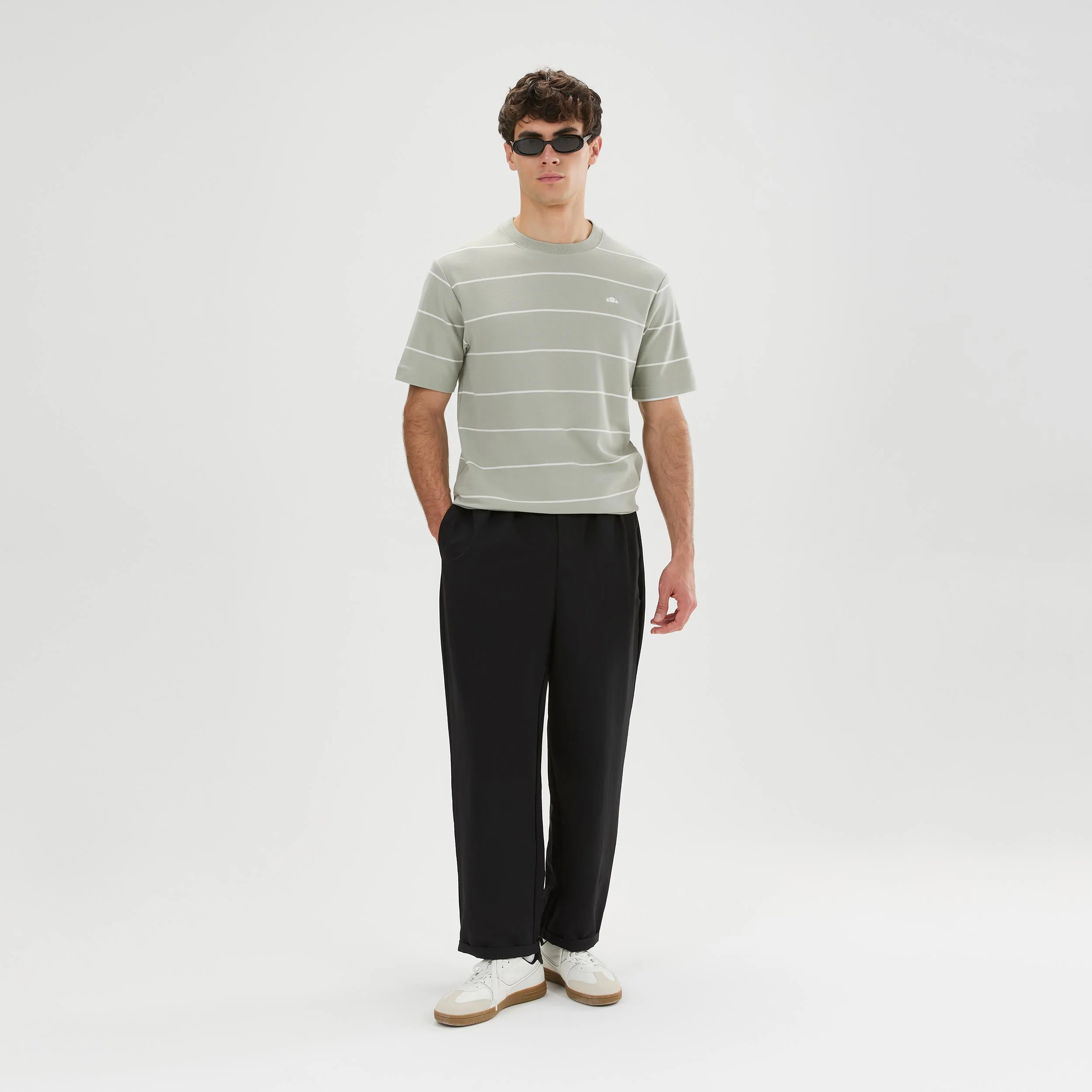 Verri T-Shirt Herren - grau, creme - Image 4