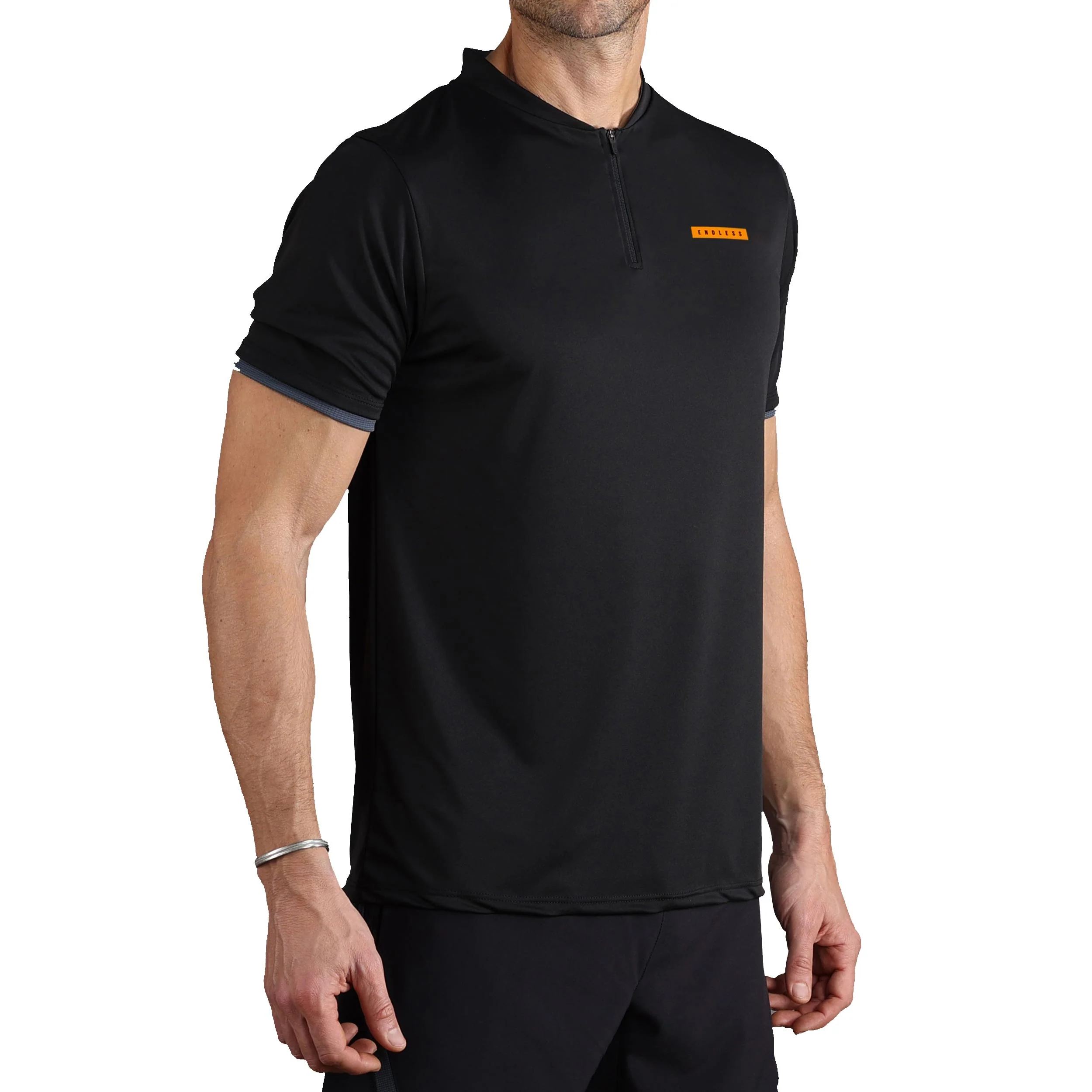 Bravery T-Shirt Herren-Schwarz,Orange