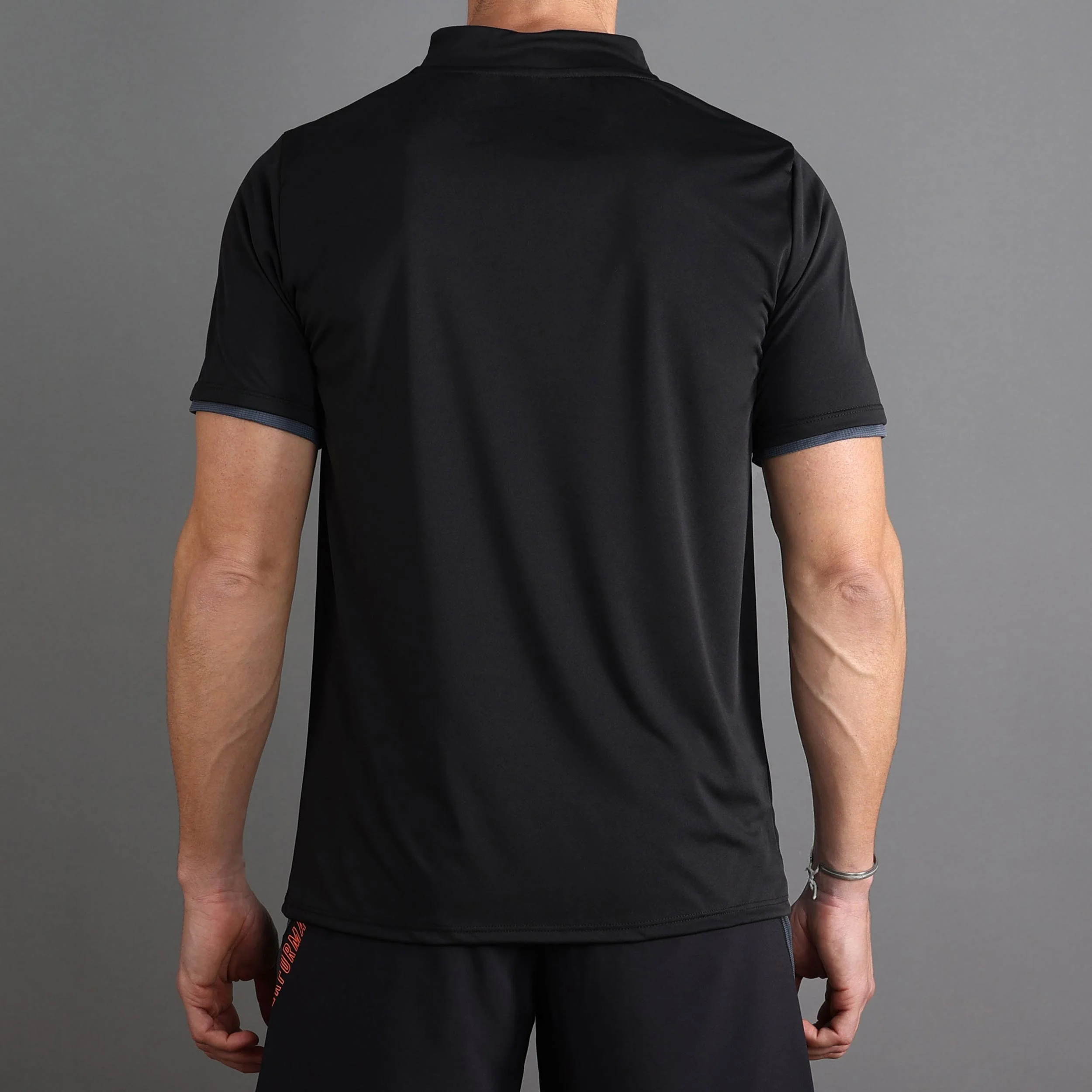 Bravery T-Shirt Herren-Schwarz,Orange - Image 2