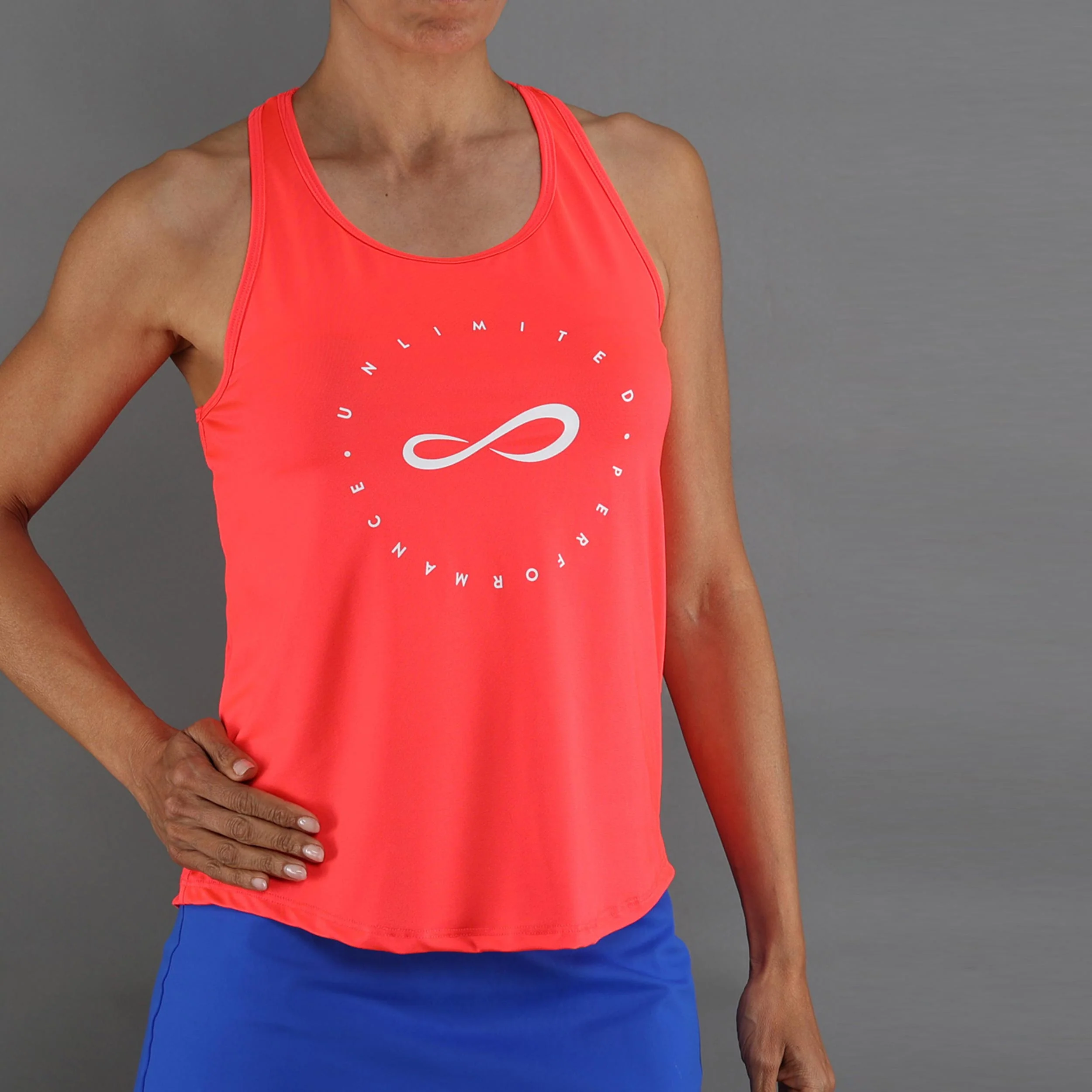 Cercle Tank-Top Damen-koralle - Image 3