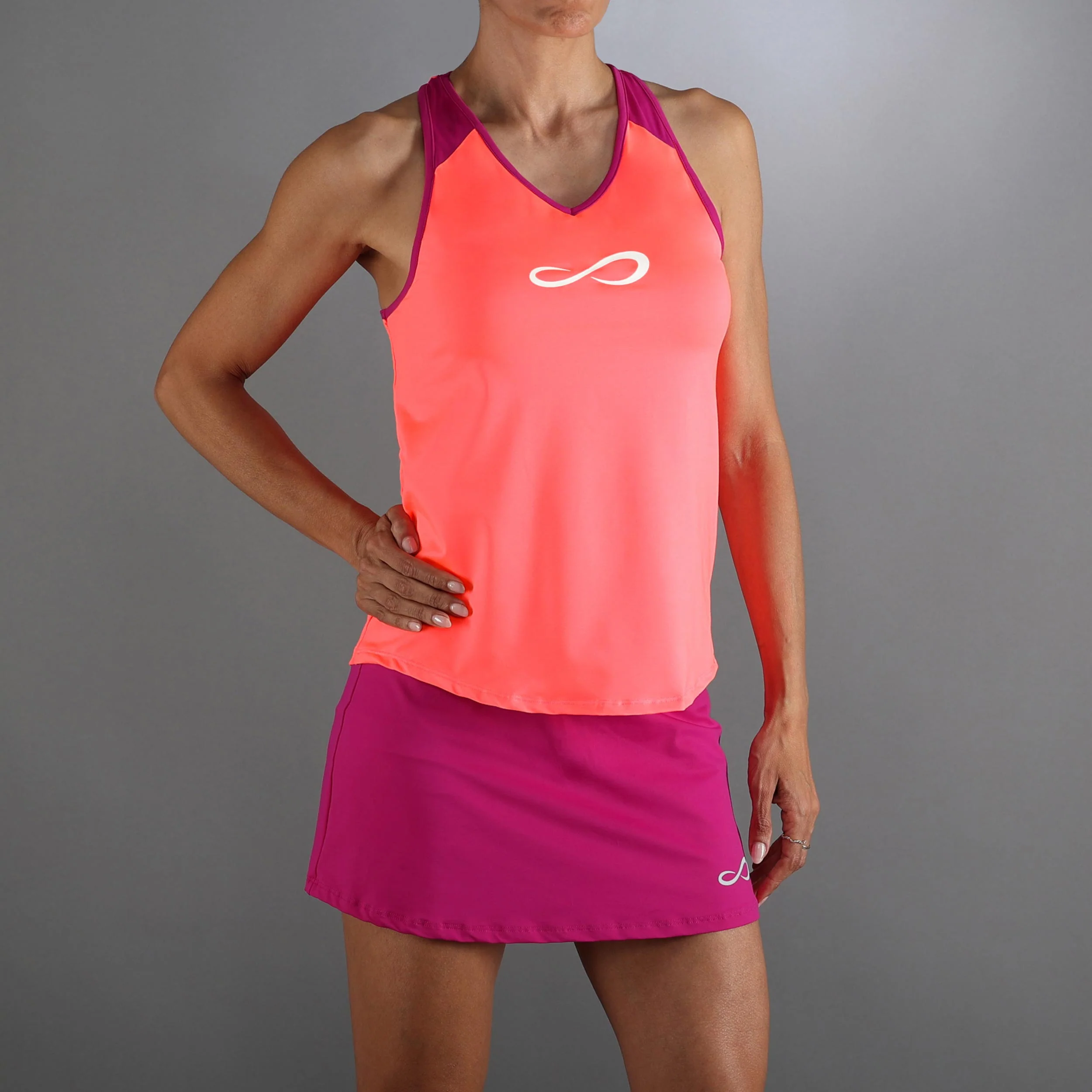Speed V Tank-Top Damen-Koralle - Image 5