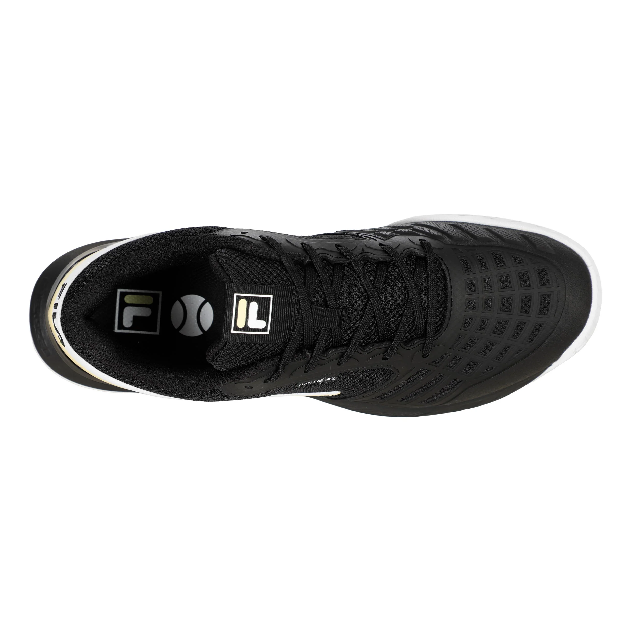 Axilus Fx Allcourtschuh Herren-Schwarz,Gelb - Image 3