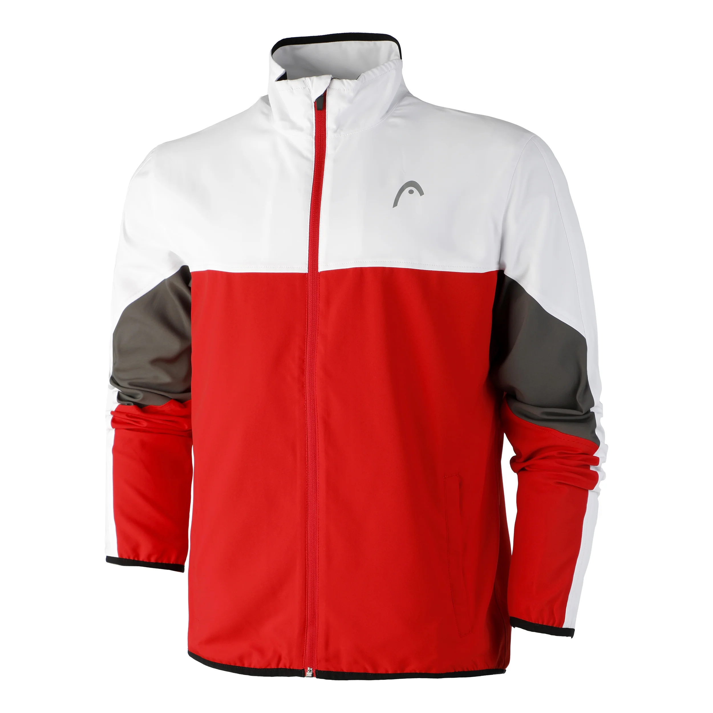 22 Trainingsjacke Herren - rot, weiß
