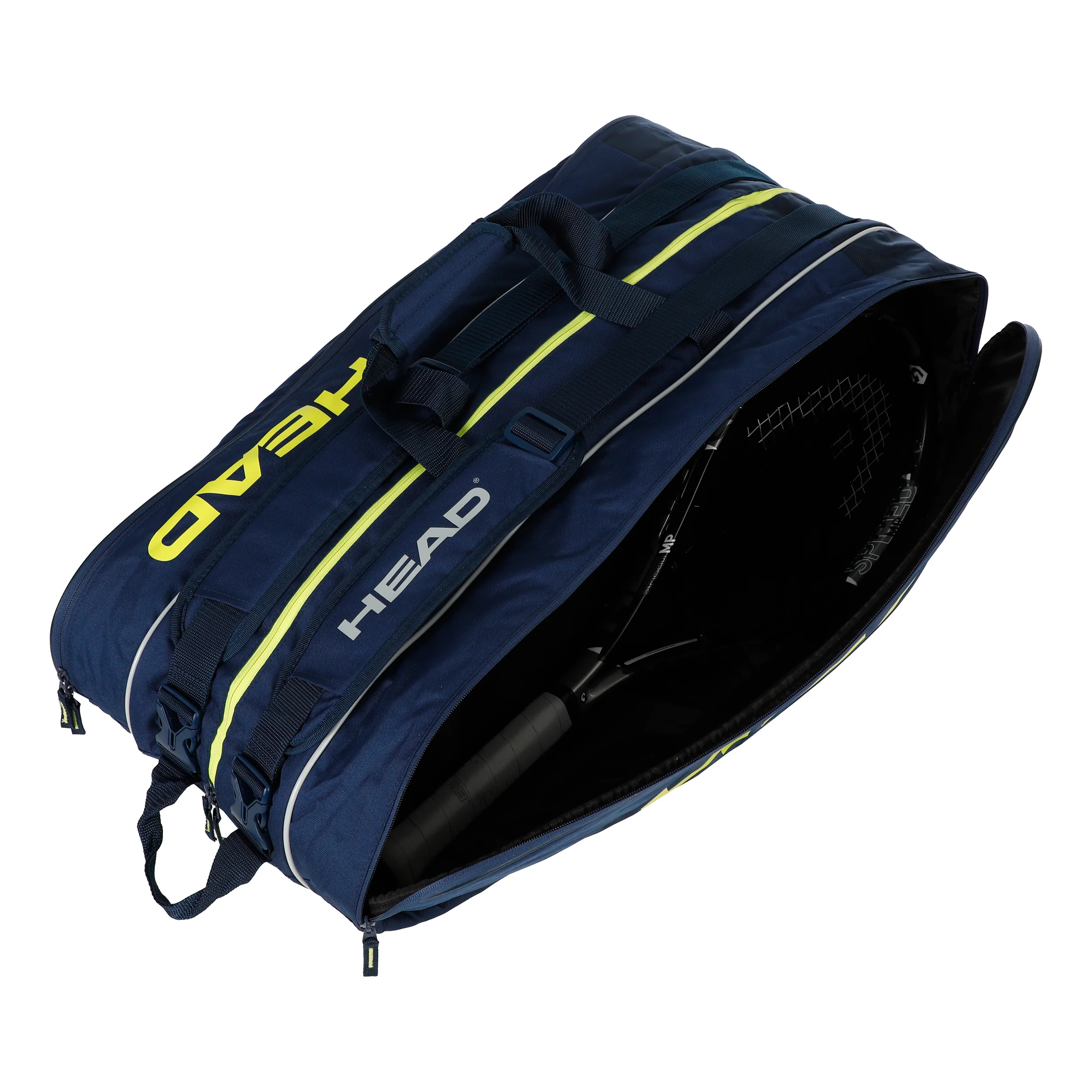 Team Elite XL Schlägertasche-Blau,Limette - Image 4
