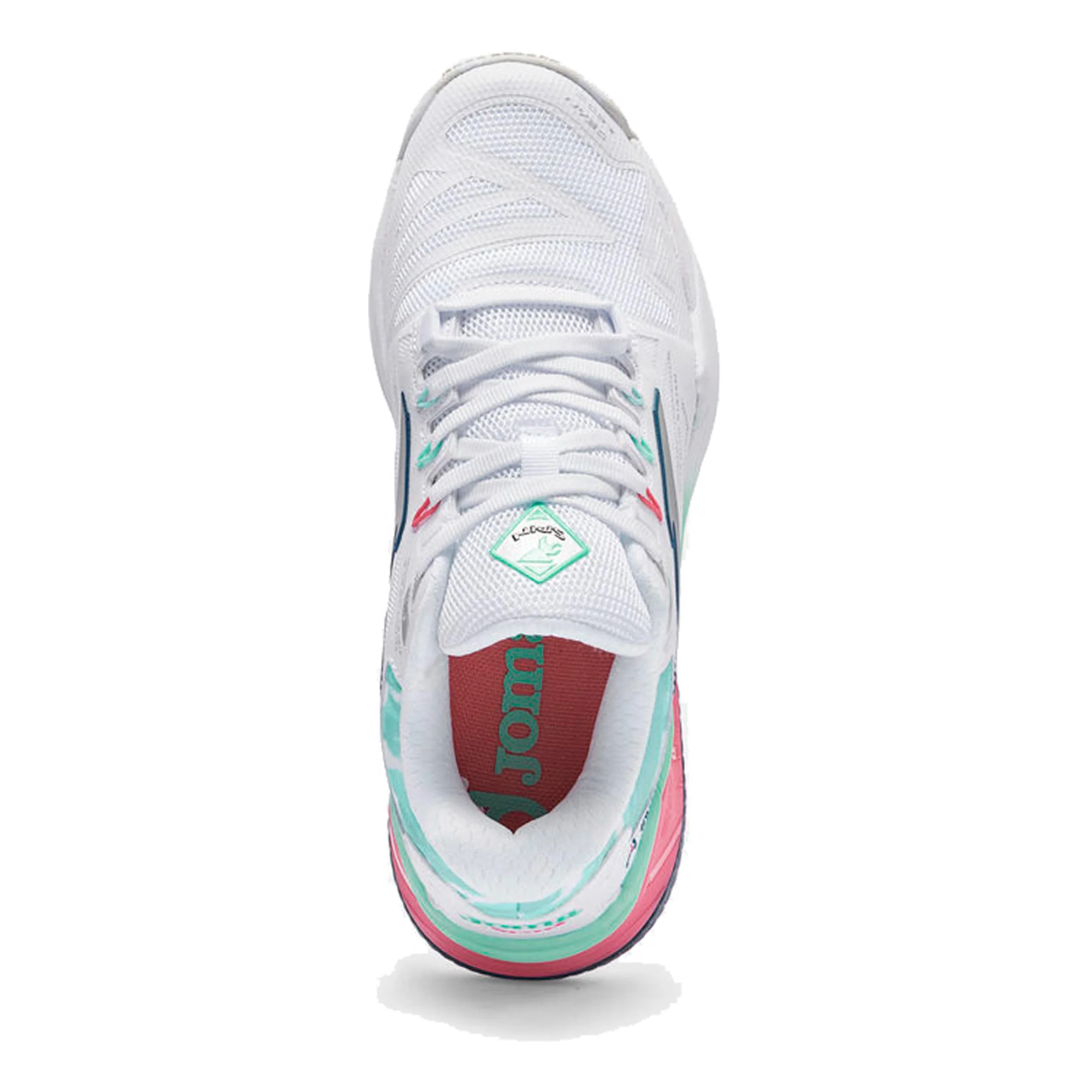 Spin Padelschuh Damen - weiß, türkis - Image 3