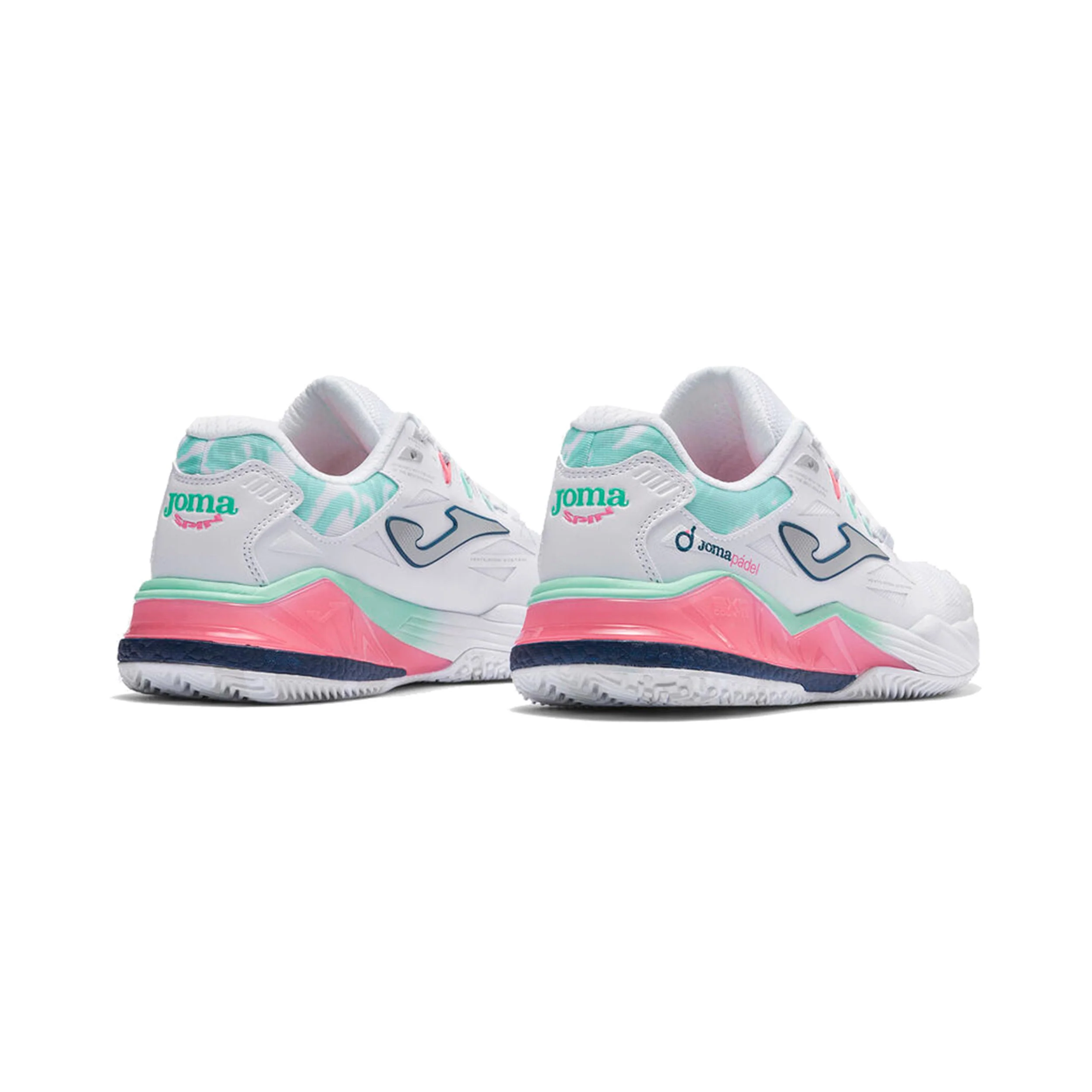 Spin Padelschuh Damen - weiß, türkis - Image 5
