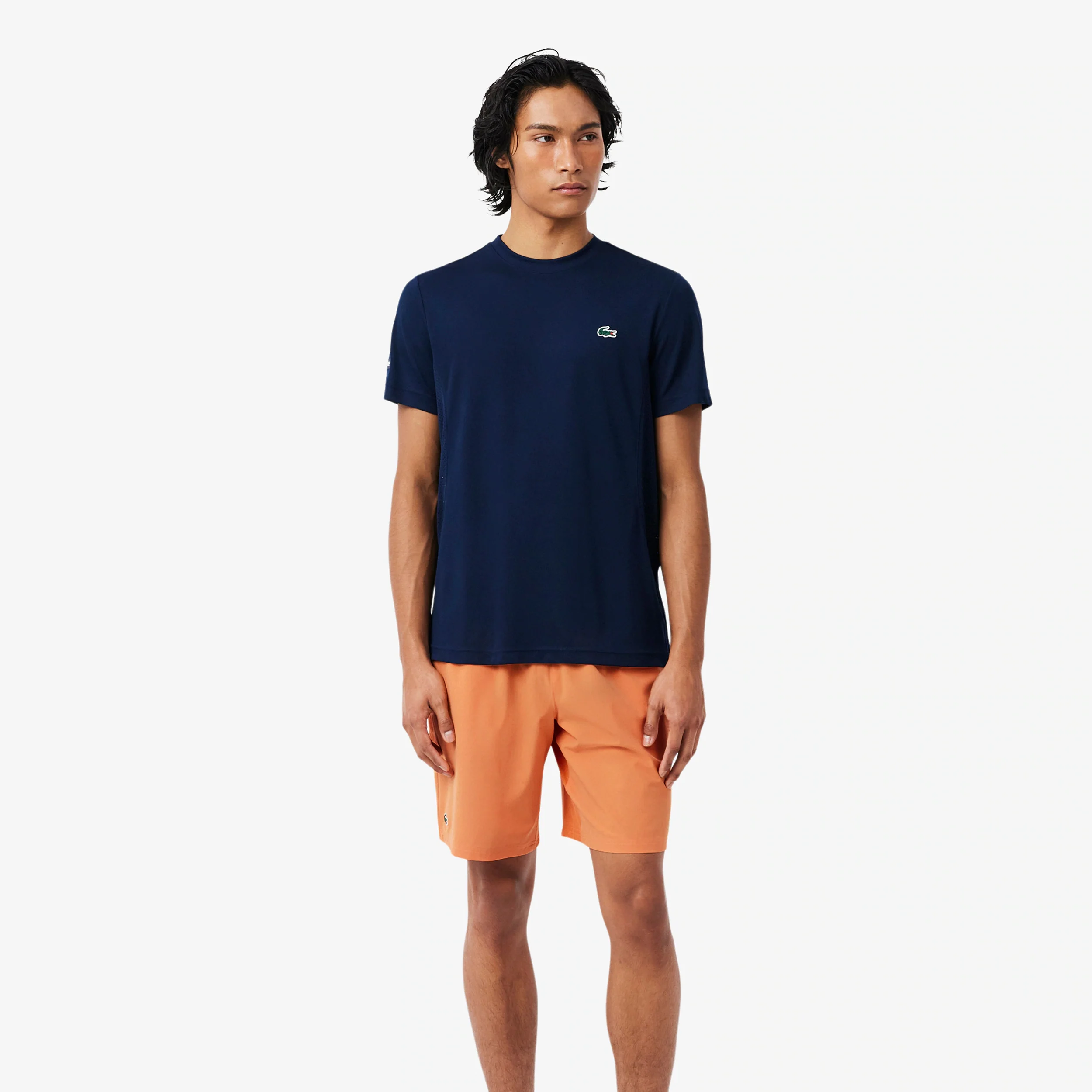 Djokovic Shorts Herren - orange, weiß - Image 2