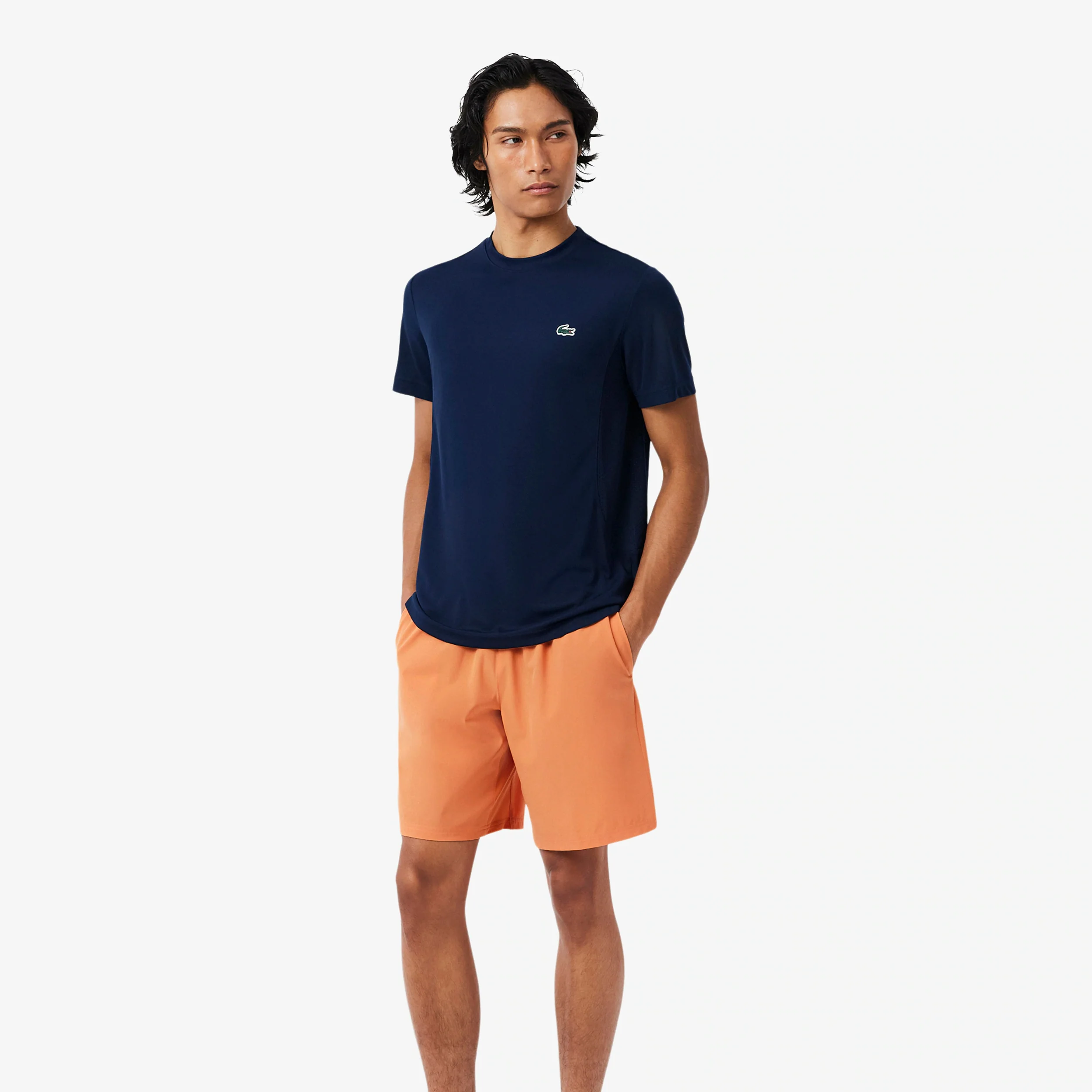 Djokovic Shorts Herren - orange, weiß - Image 4