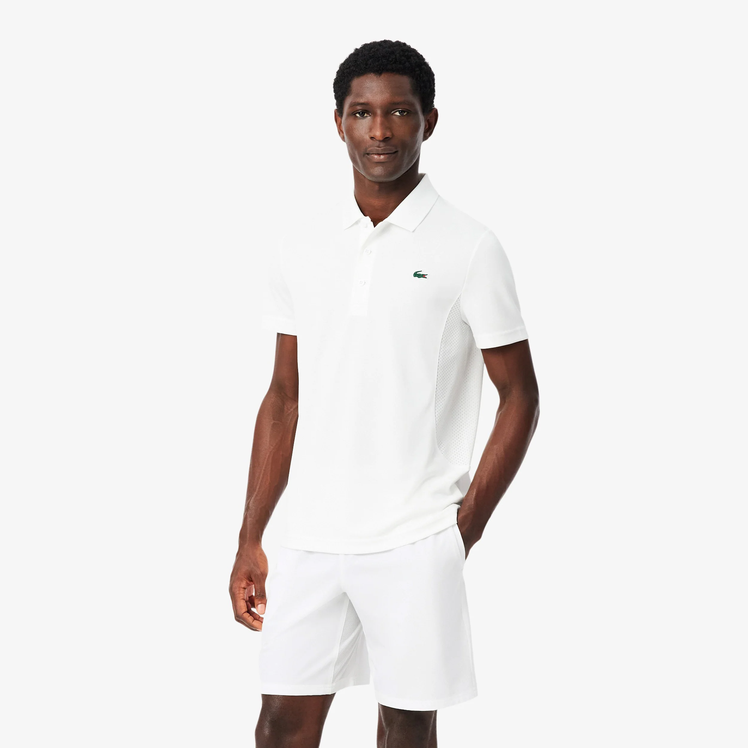 Djokovic Shorts Herren - weiß, dunkelblau - Image 2