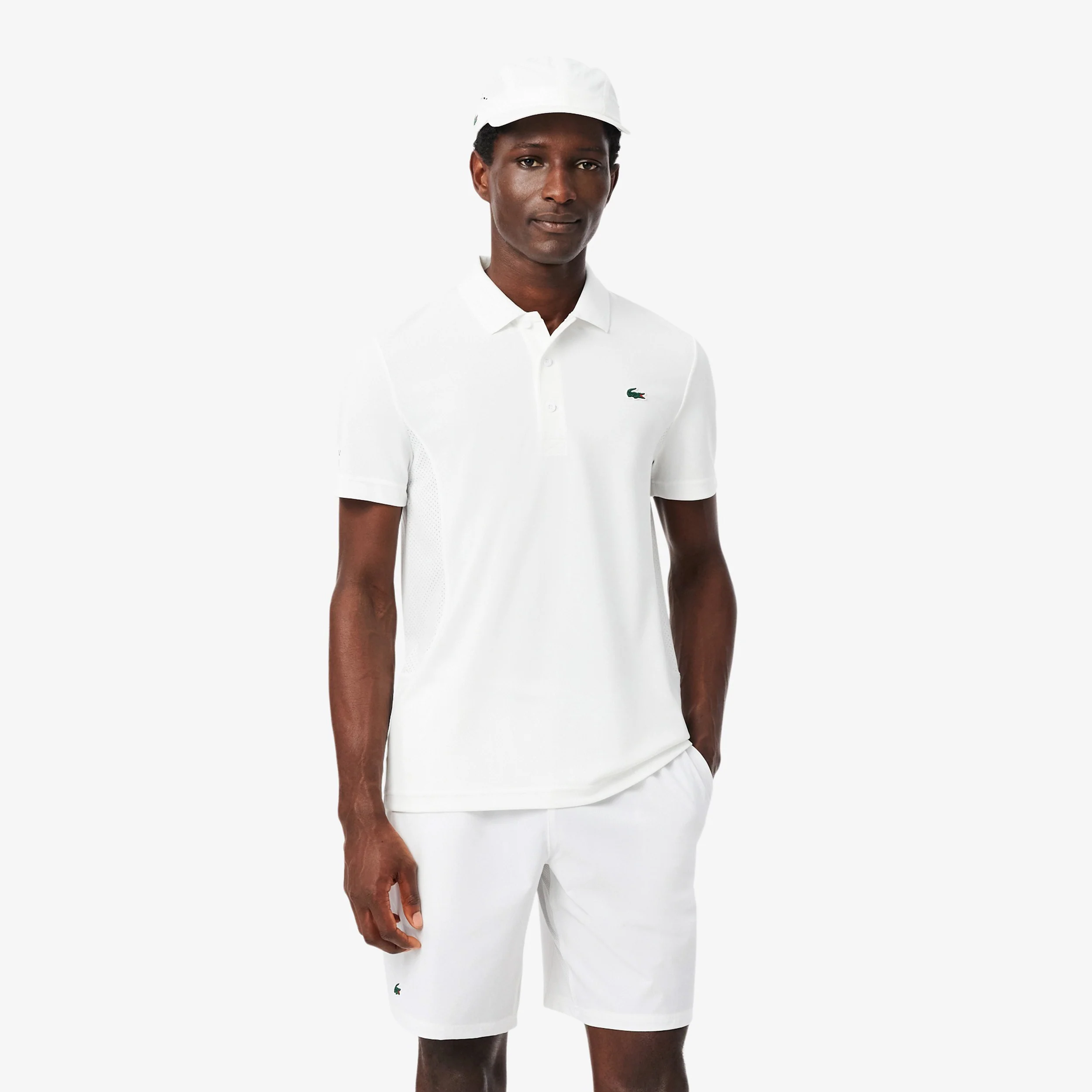 Djokovic Shorts Herren - weiß, dunkelblau - Image 4