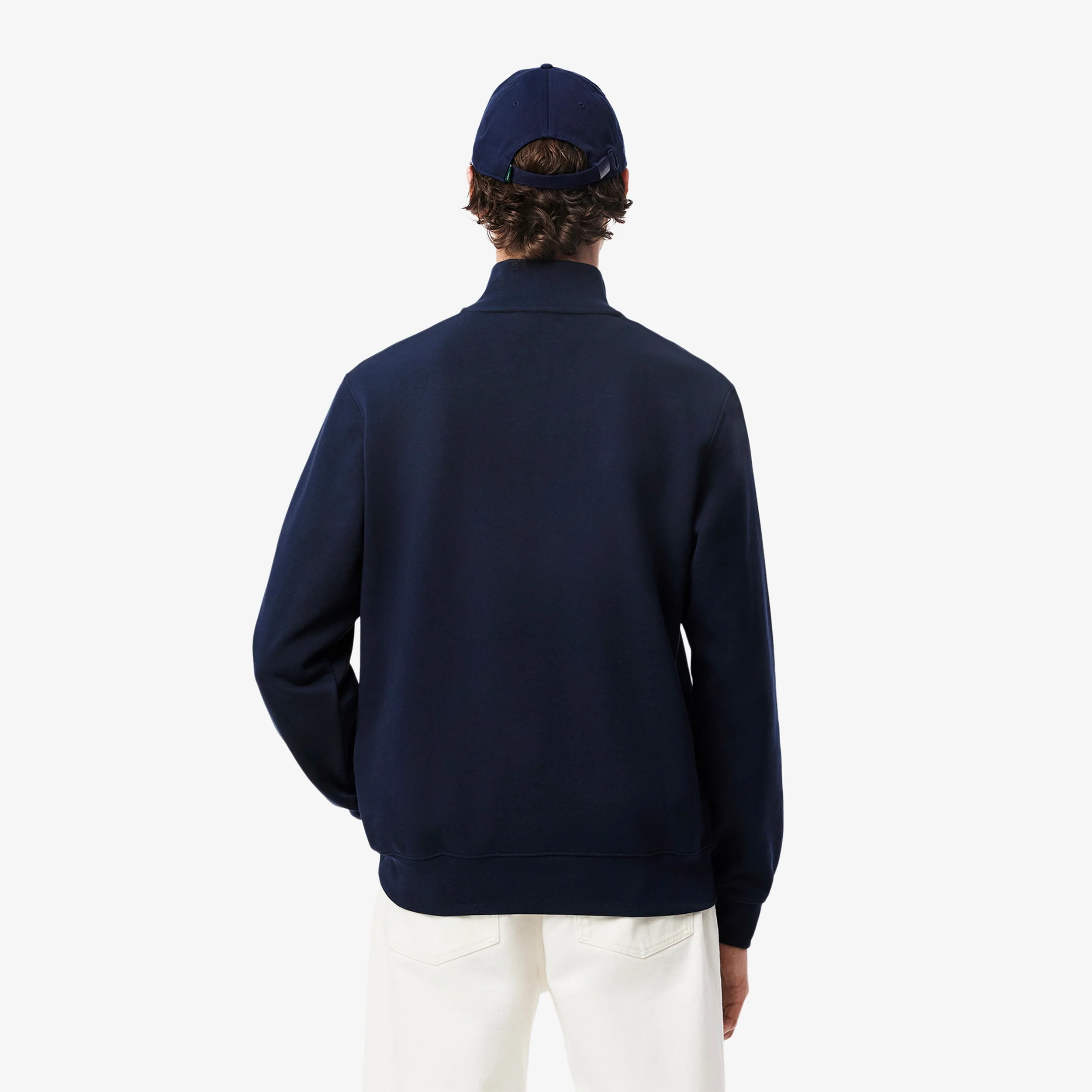 High Neck Sweatshirt Herren - dunkelblau - Image 5