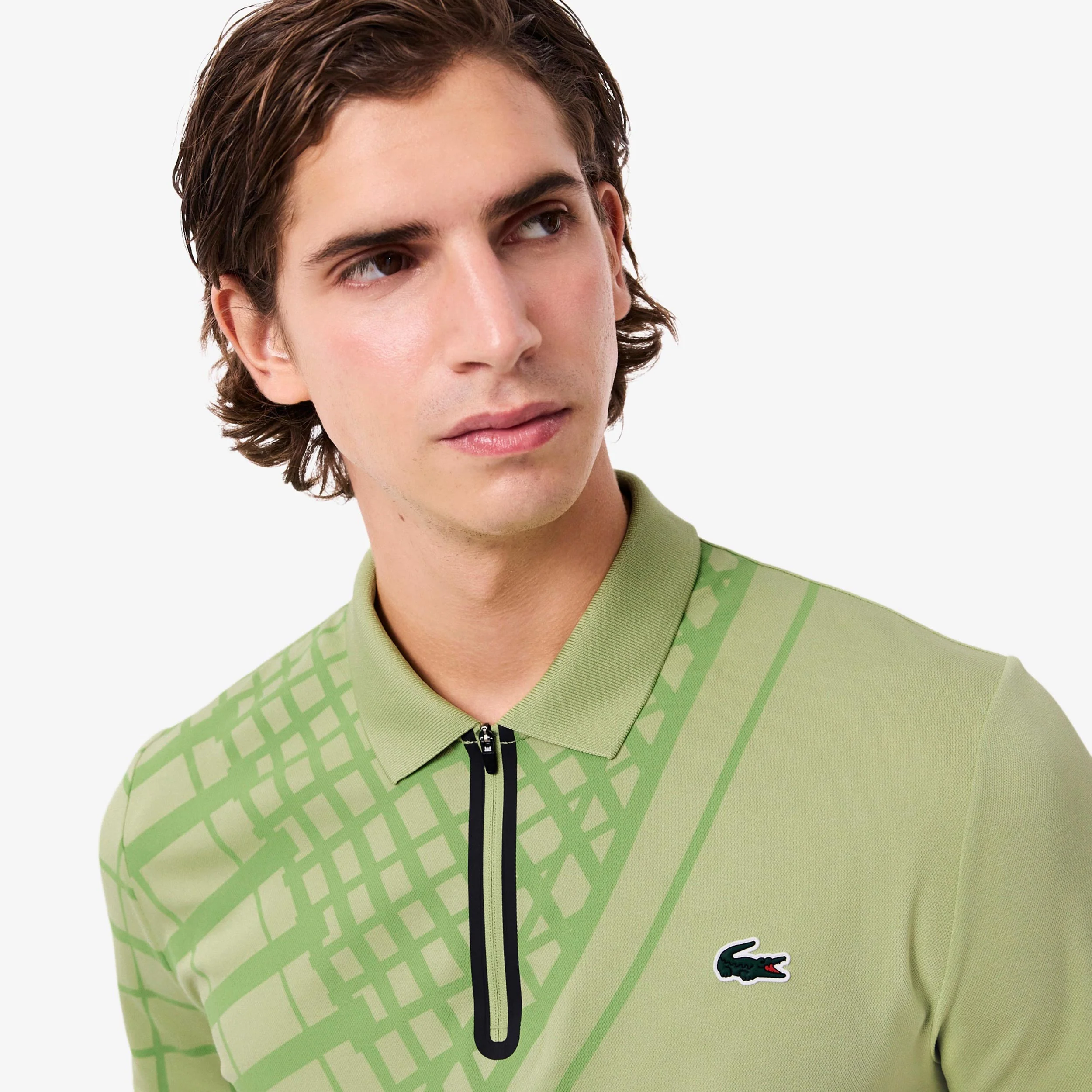 Polo Herren-limette, weiß - Image 4