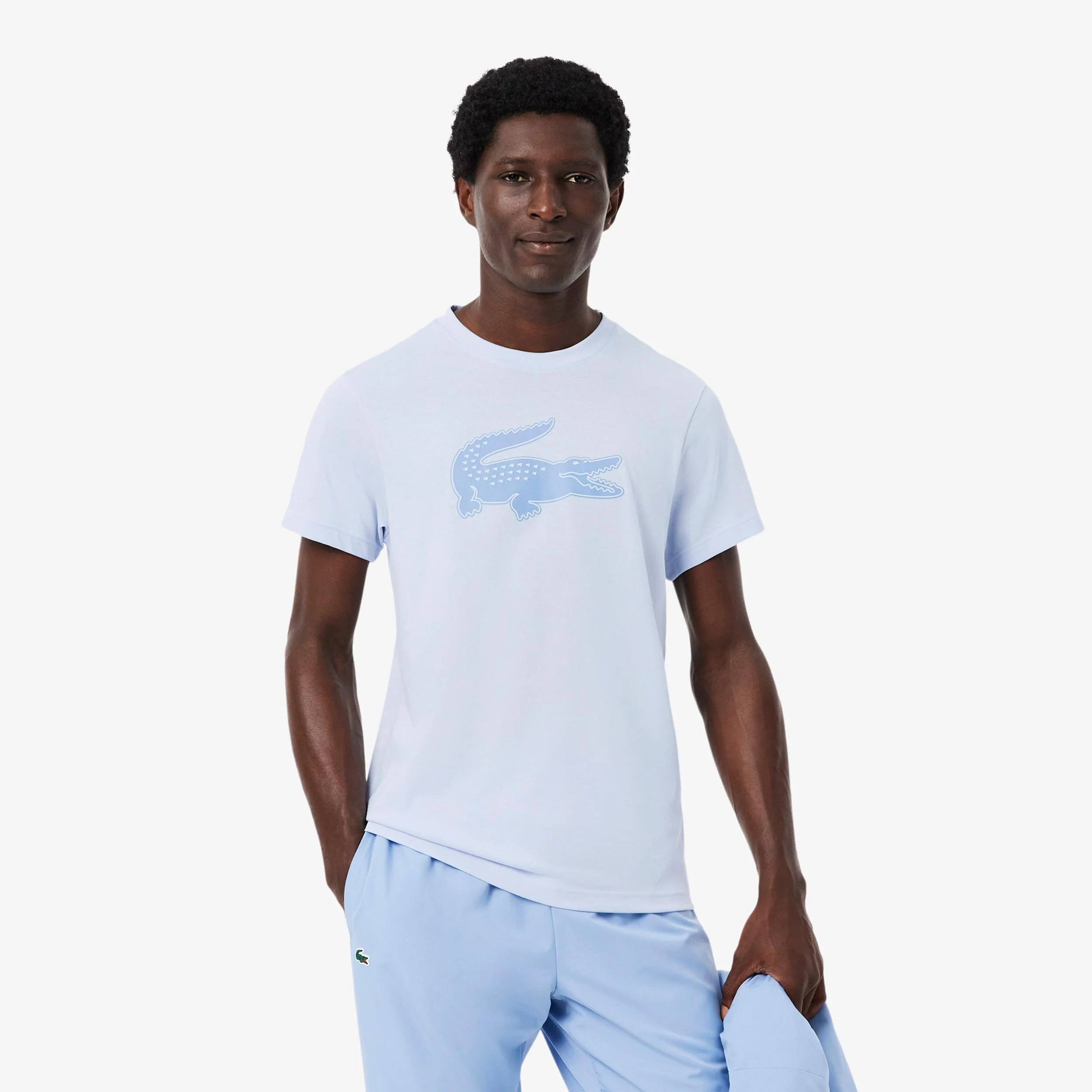 T-Shirt Herren - hellblau, blaugrau