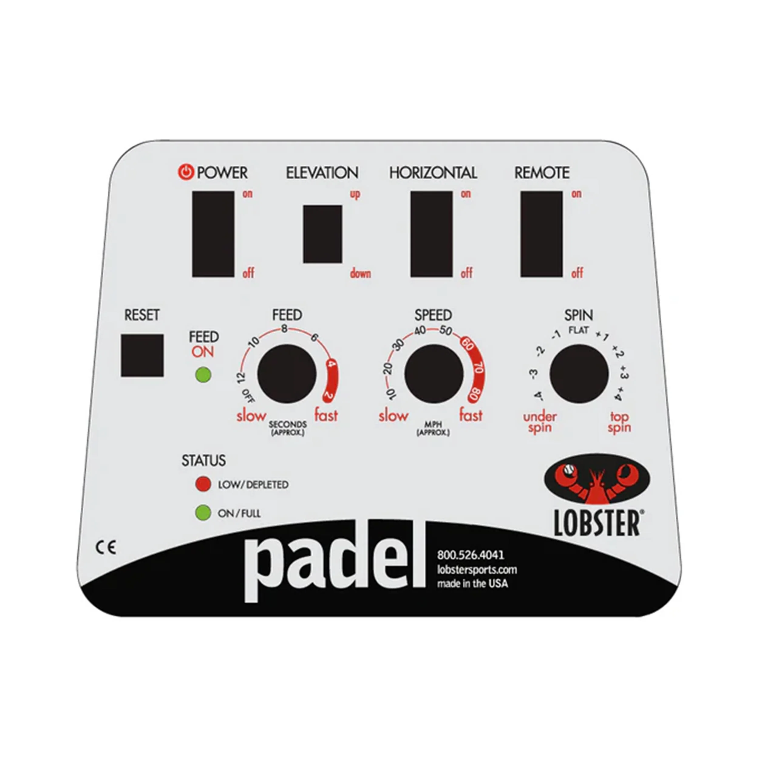 Padel Ballmaschine-Rot,Weiß - Image 3