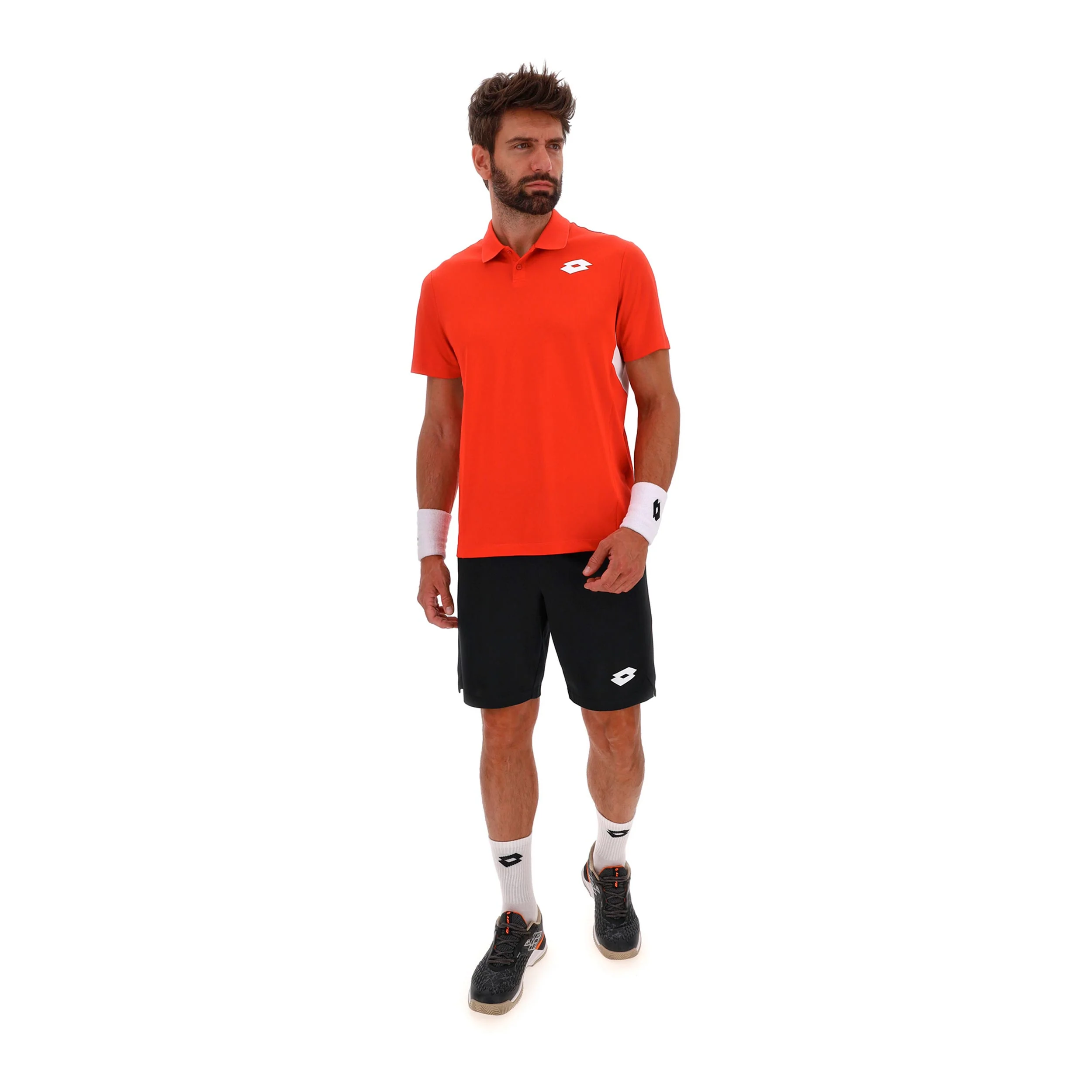 Squadra IV Polo Herren - rot, weiß - Image 4