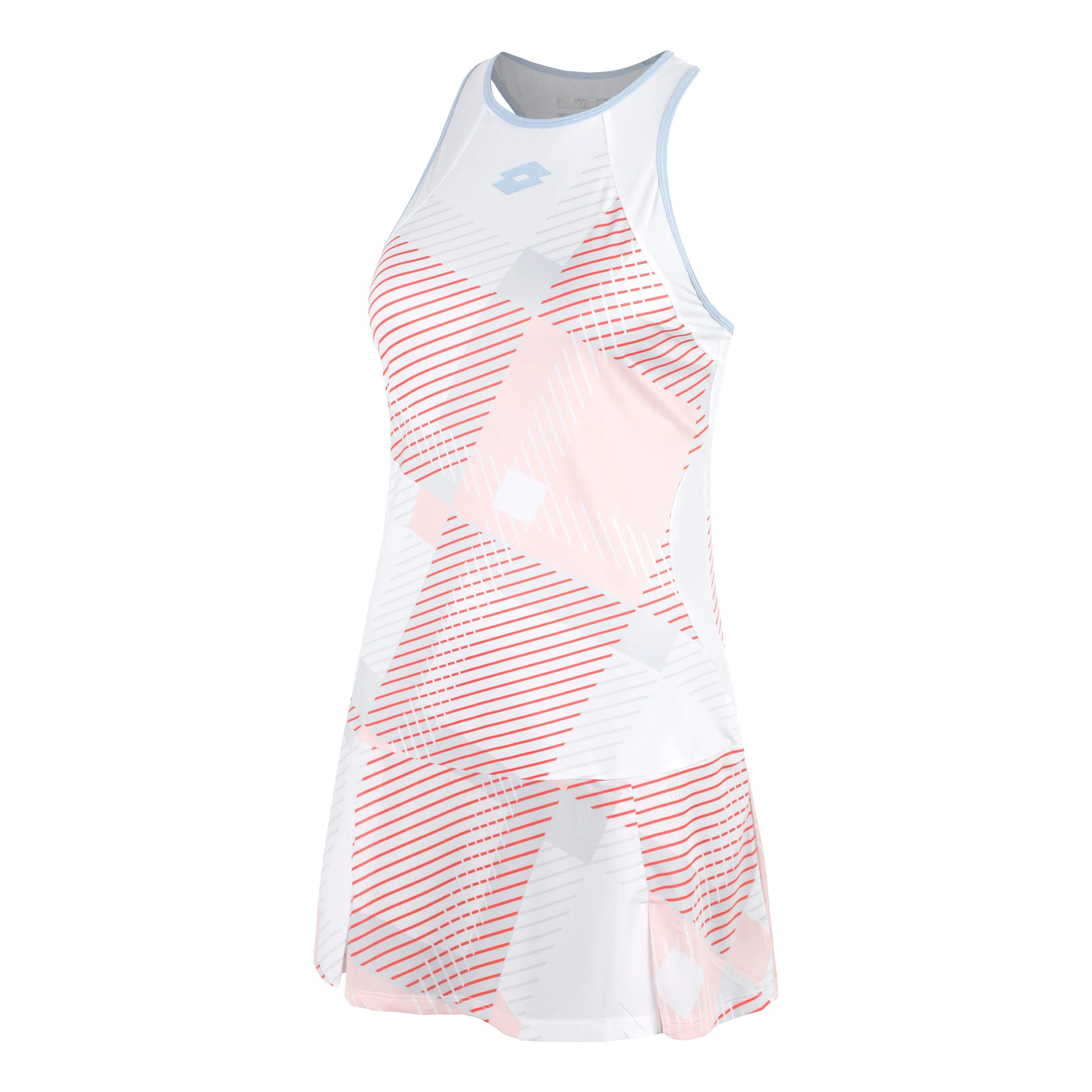 Tech IV D1 Kleid Damen-Rosa,Weiß