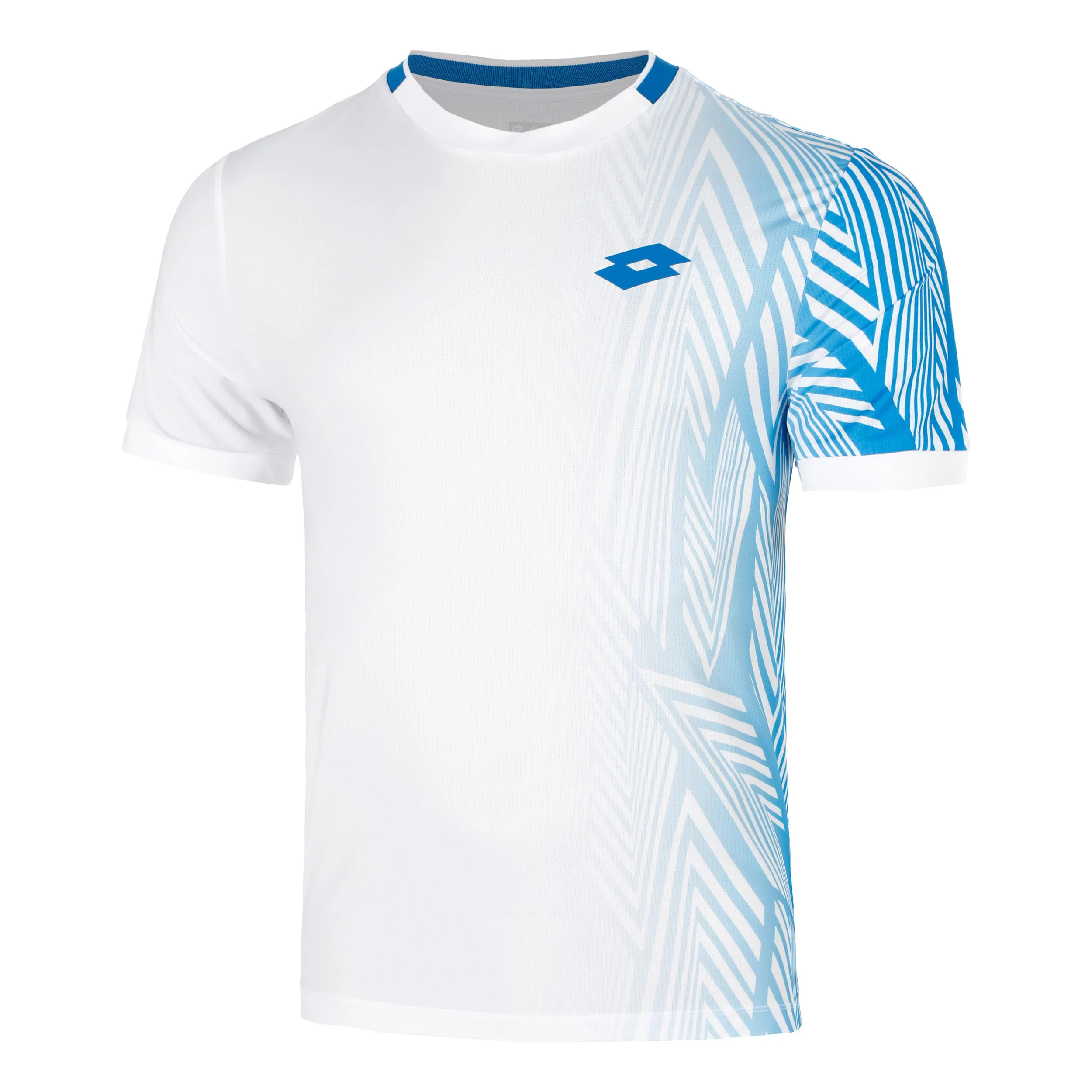 Tech VI T-Shirt Herren - weiß, hellblau