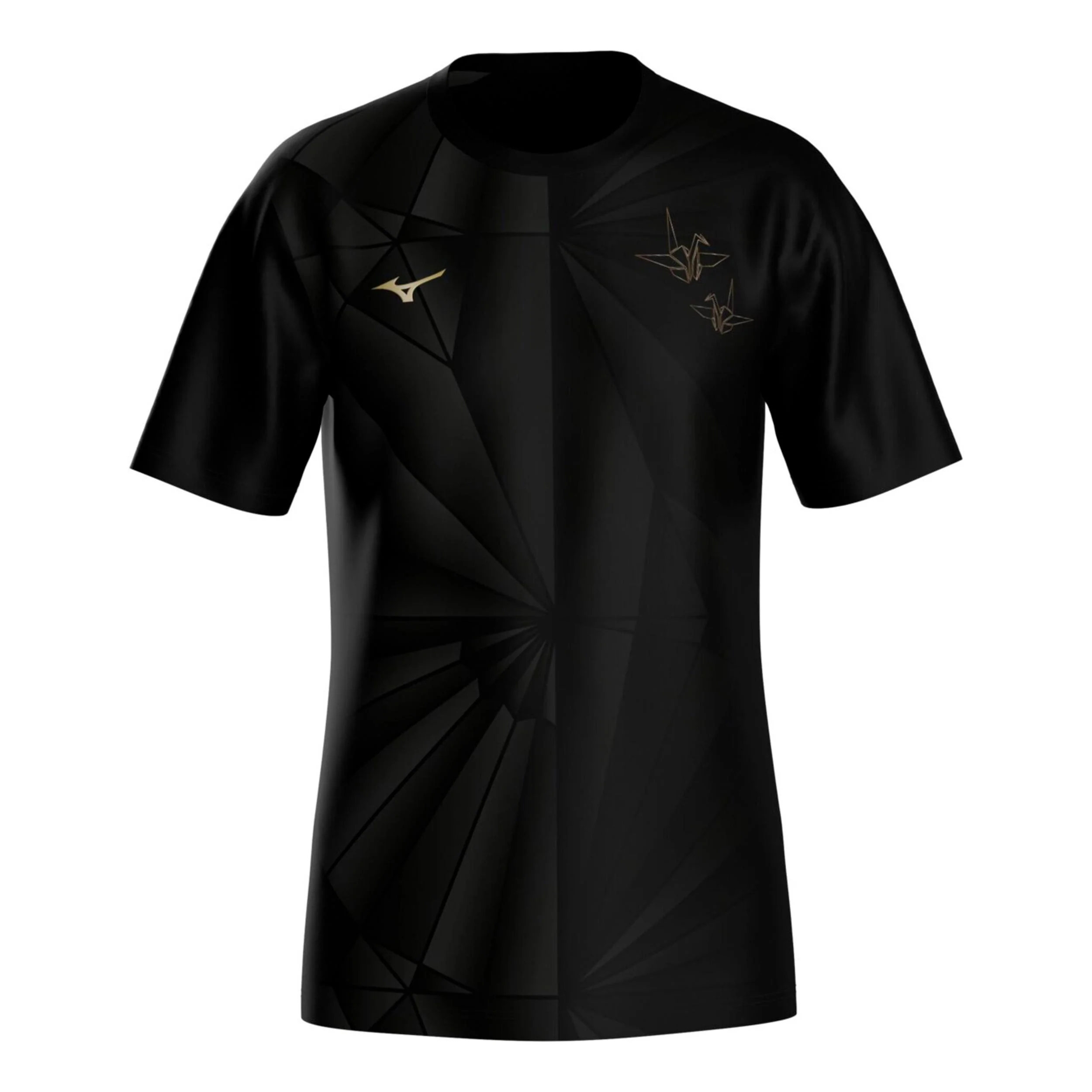 Active DryAeroFlow Graphic  Laufshirt Herren - schwarz, gold