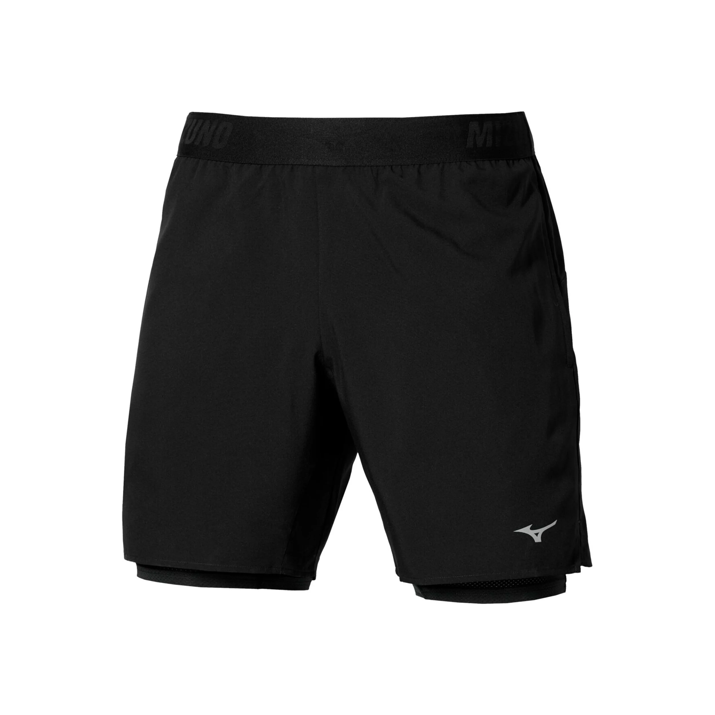 Core 2in1 7.5in Laufshorts Herren - schwarz