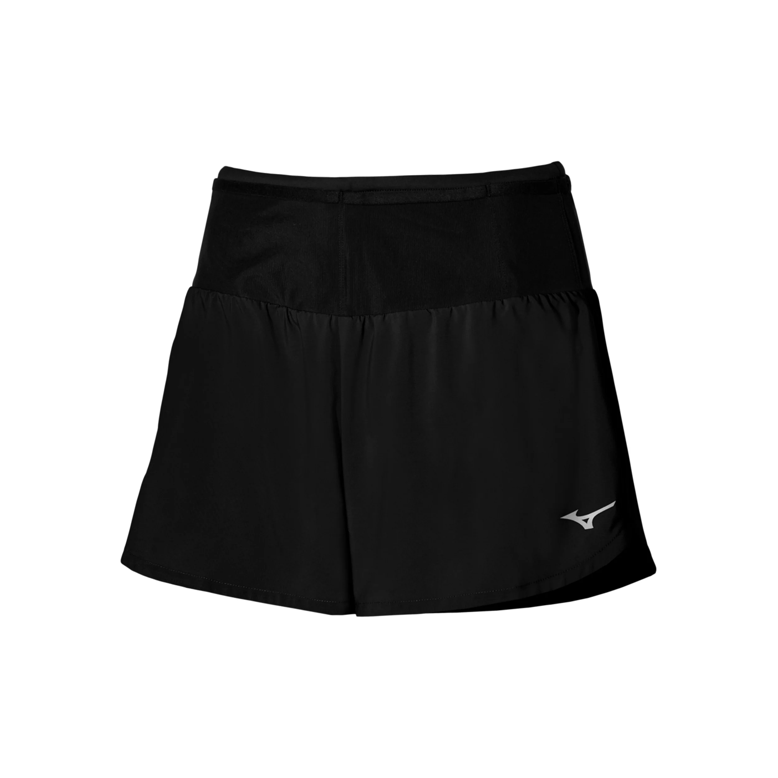 Multi Pocket Laufshorts Damen - schwarz,