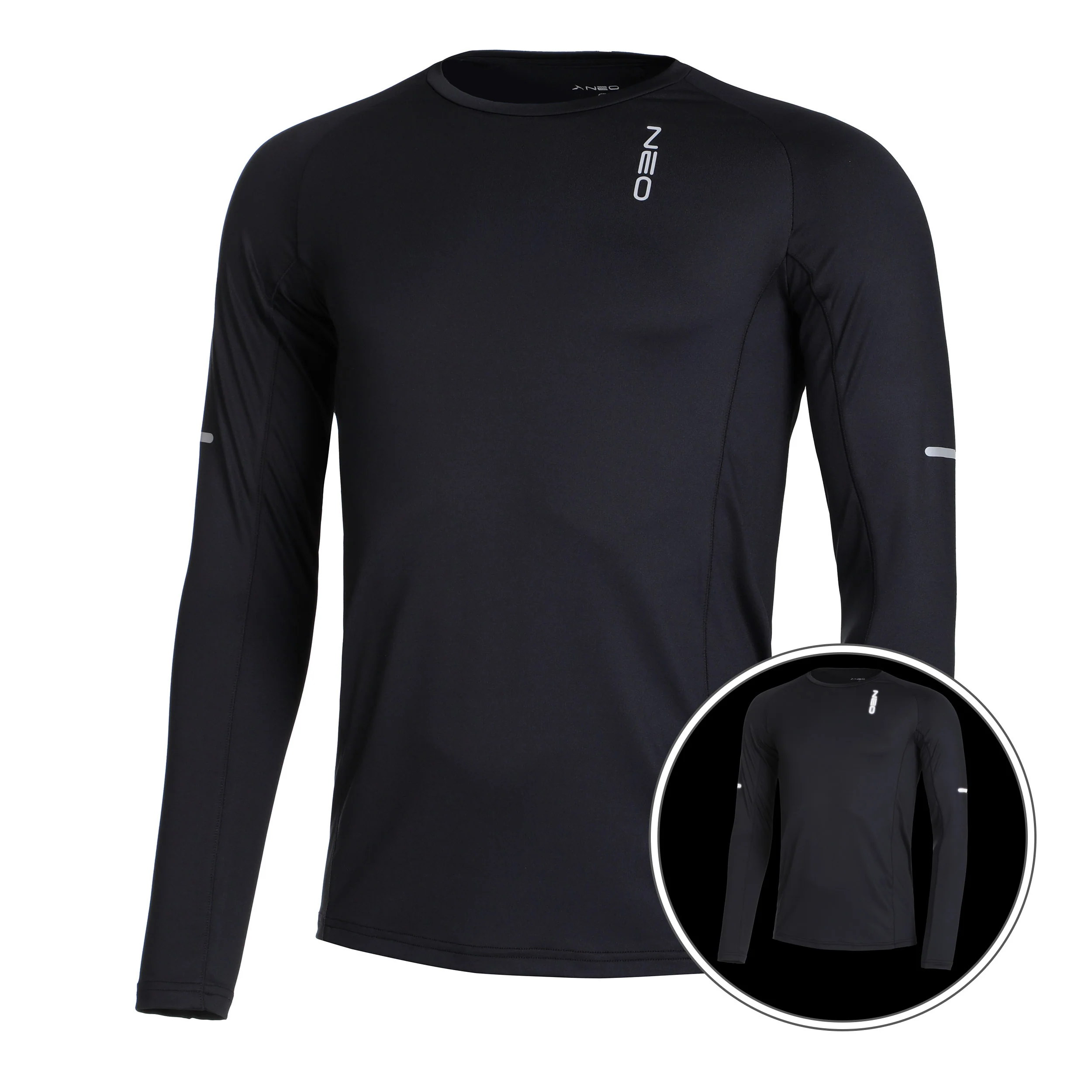 Dry Light Lauftop Herren-Schwarz