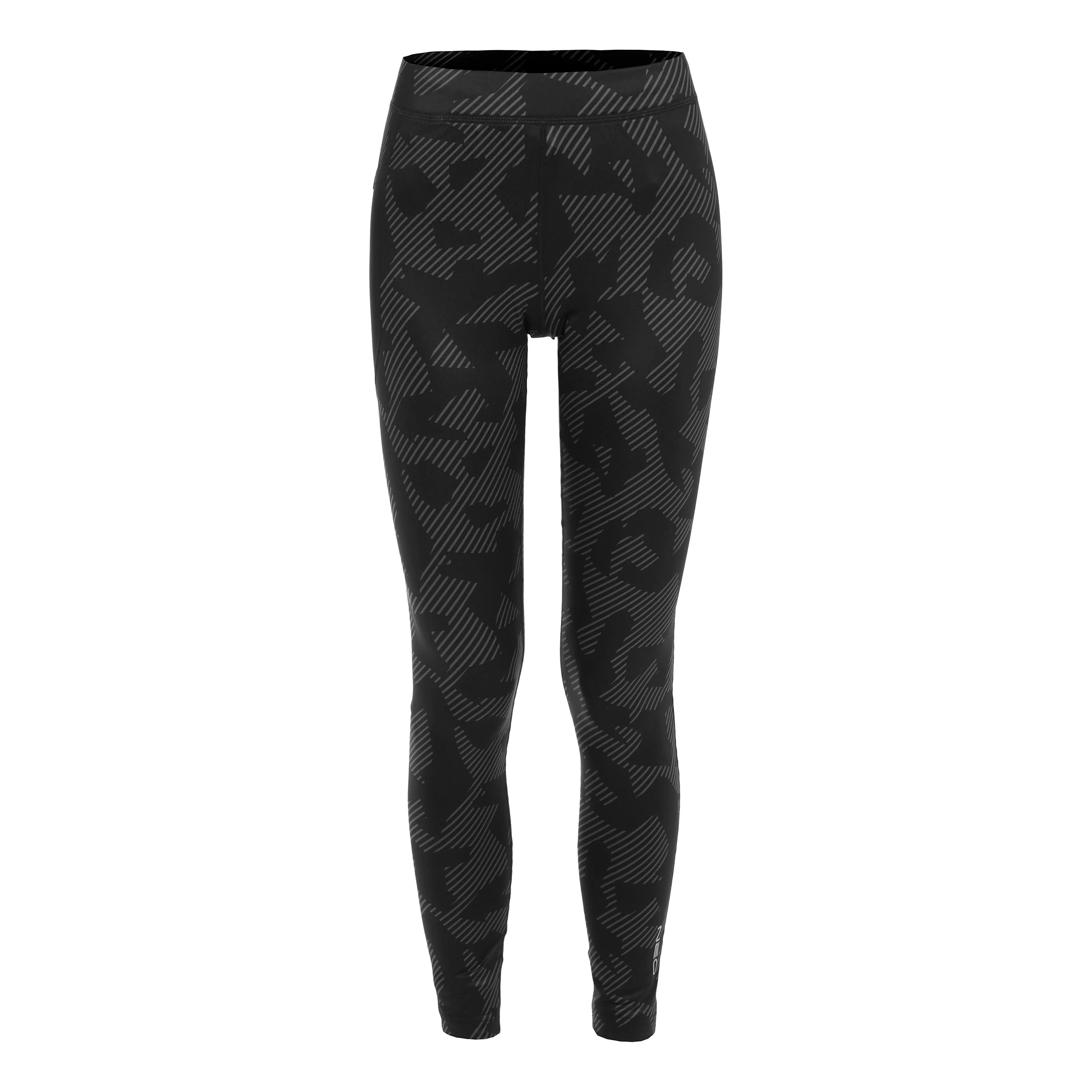 Feel the Vybe AOP warm Lauftight Damen-schwarz