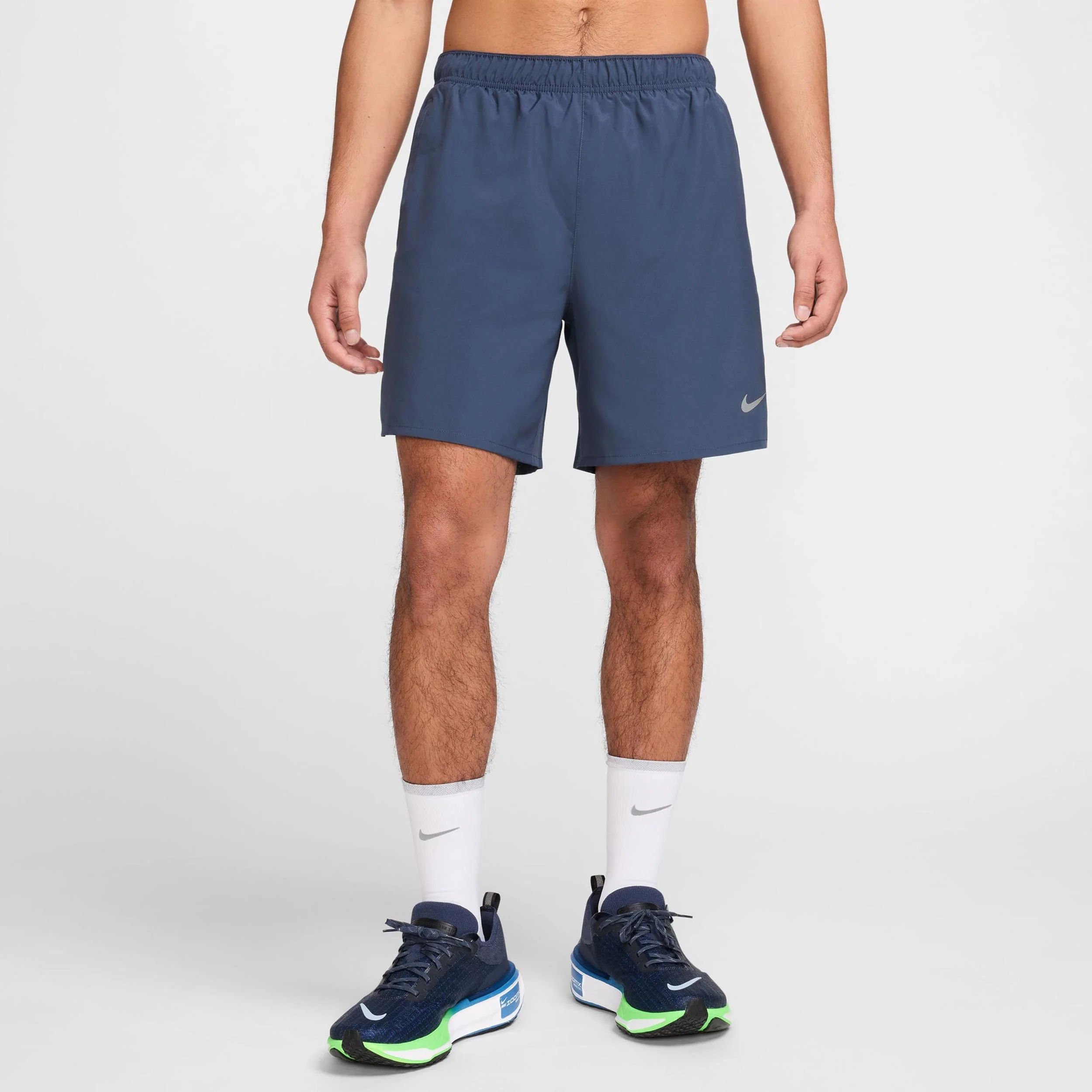 Challenger 7in Brief-Lined Laufshorts Herren - blau, silber - Image 7