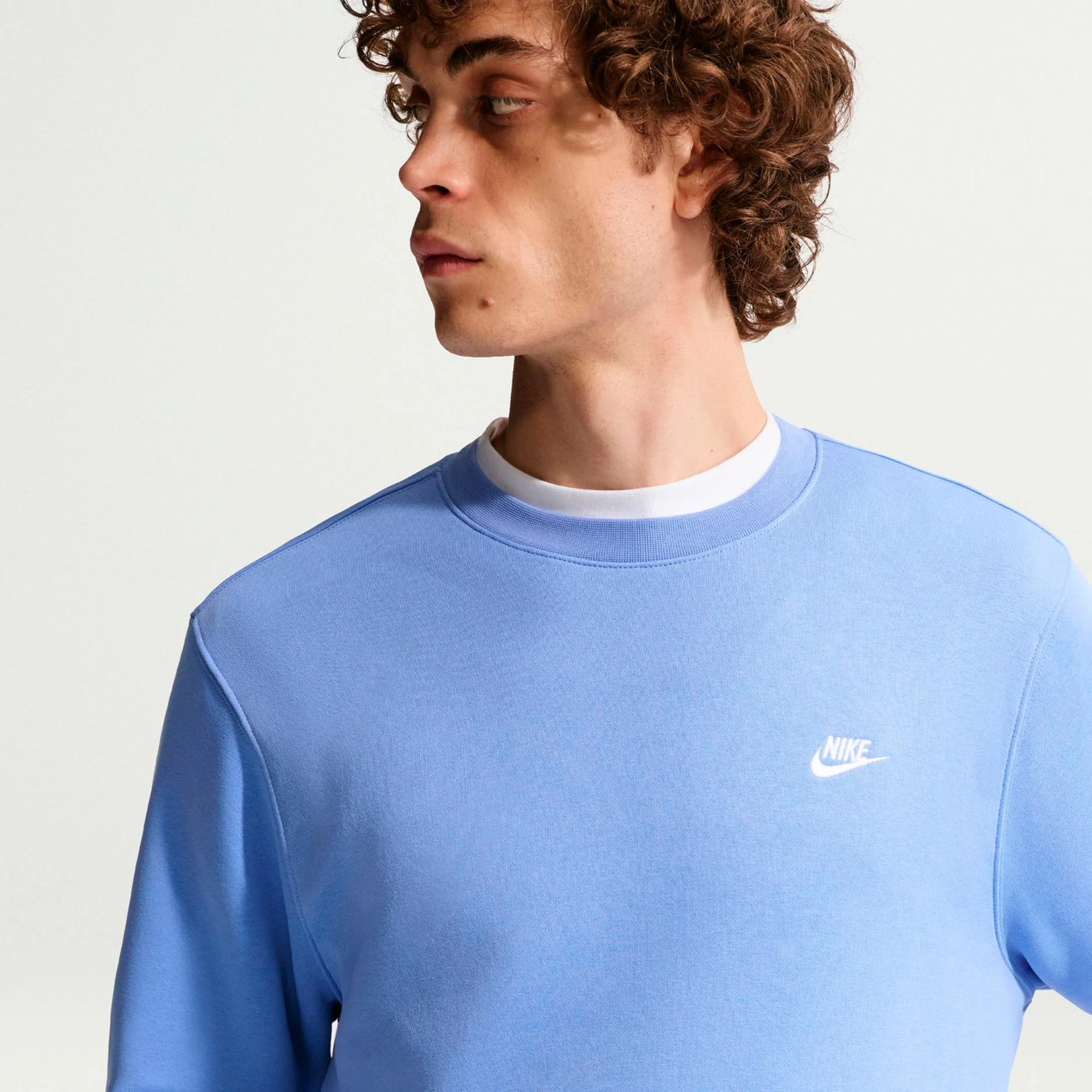Club Crew Sweatshirt Herren-hellblau - Image 4